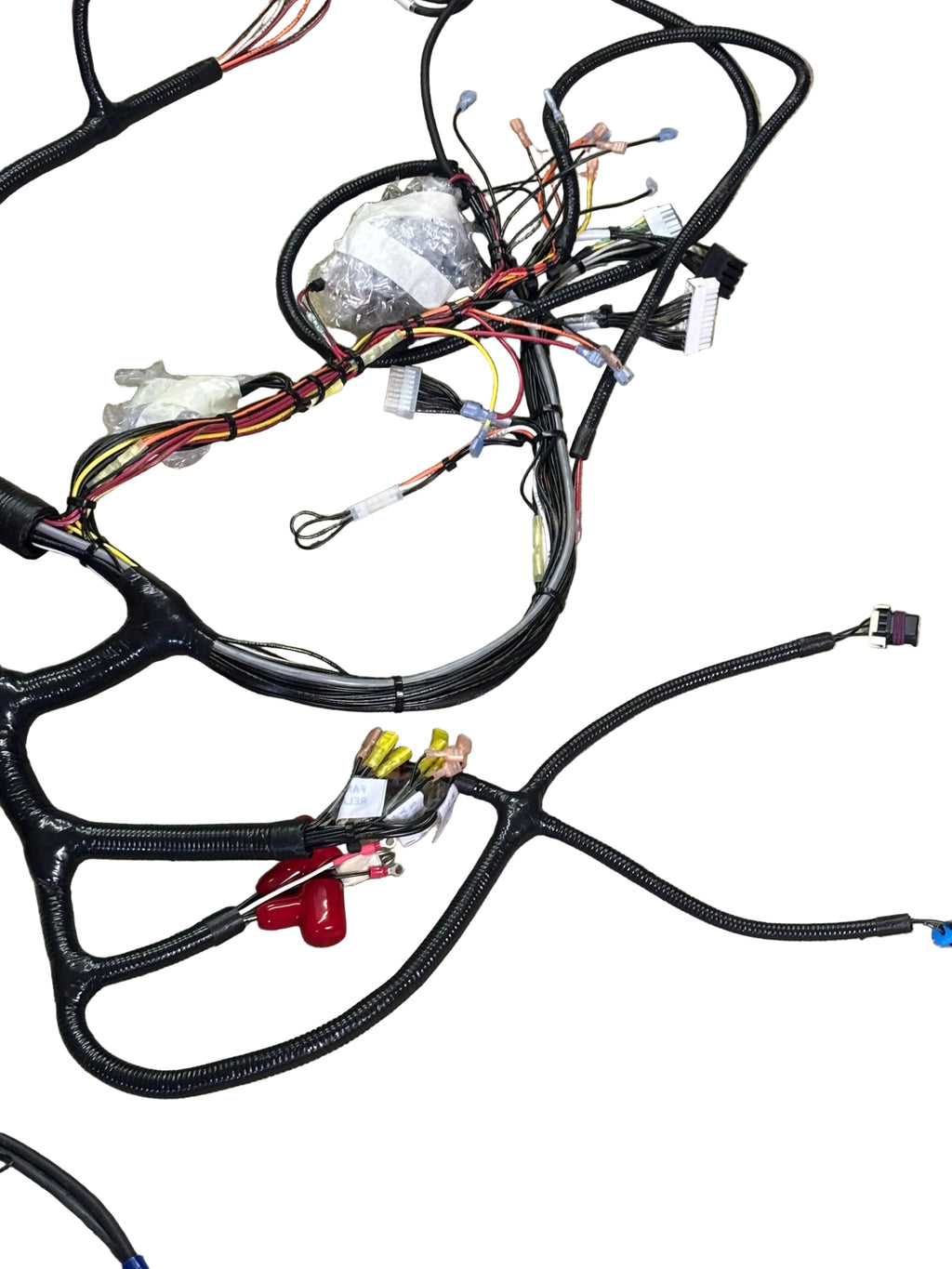 HEAVY DUTY WIRING HARNESS W/ MULTI-PIN CONNECTORS & HEAT SHIELDING