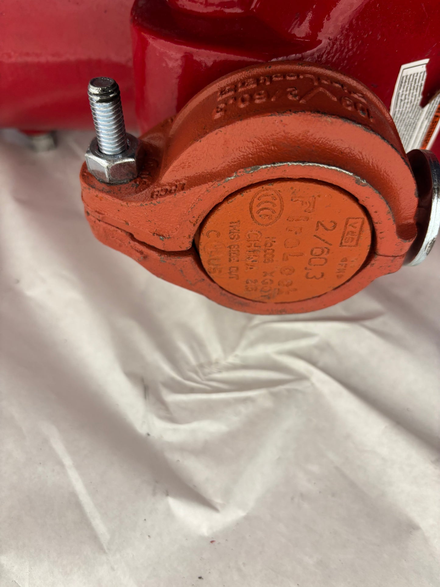 VICTAULIC S040UMC101 4" MANIFOLD CHECK ASSY. LEFT HAND W/ CONTROL VALVE/HOSE GXG UNIVERSAL