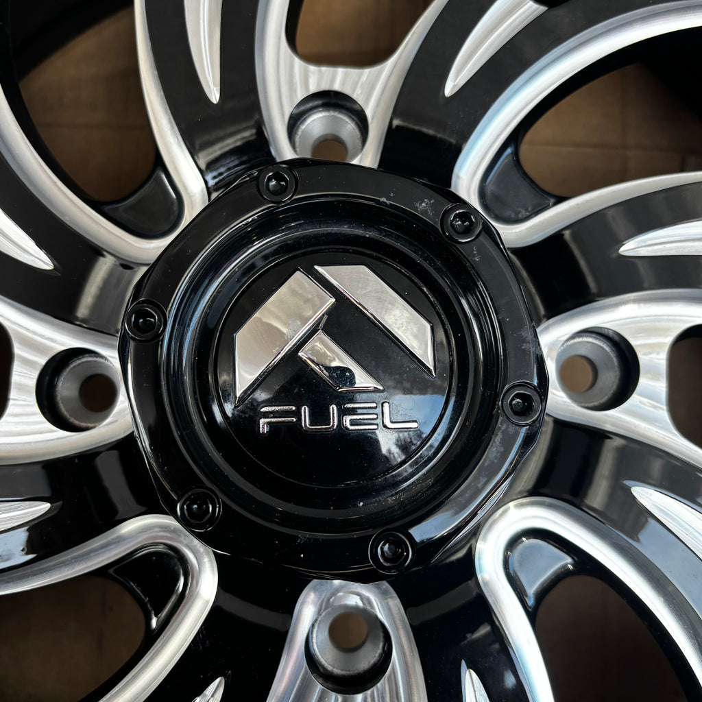 FUEL D641 KOMPRESSOR UTV 18X7 4X156 +13MM BLACK/MILLED WHEEL D6411870A544