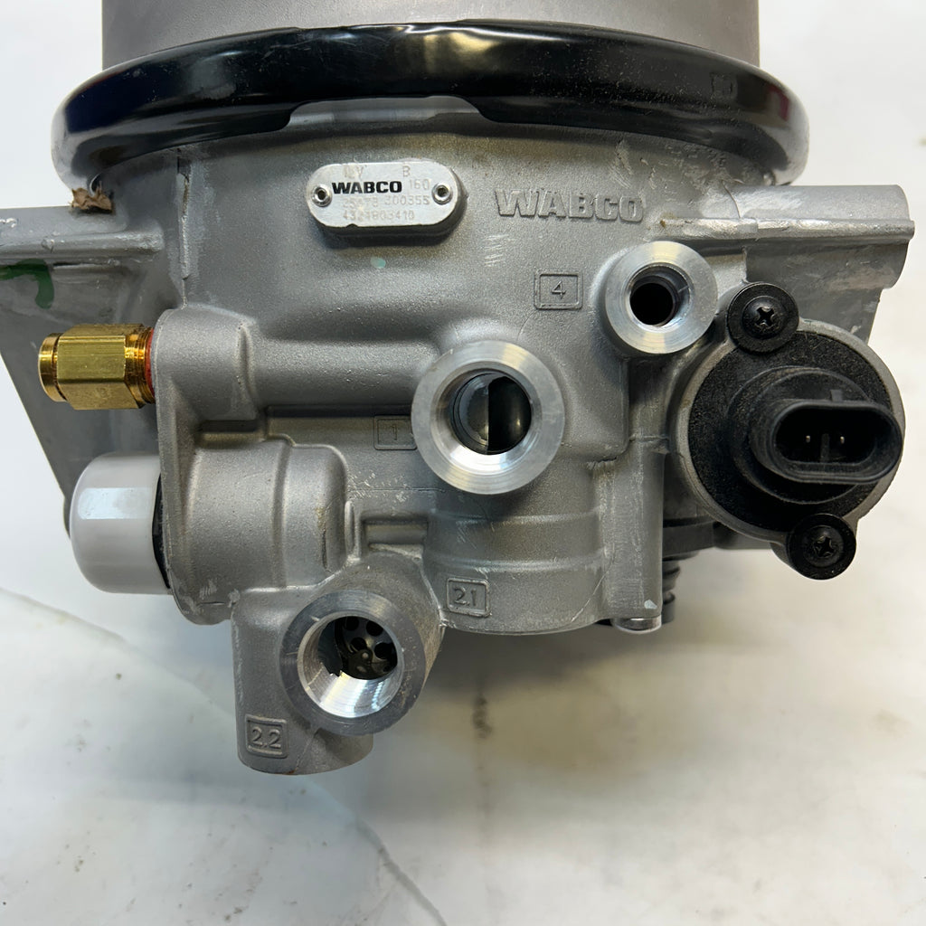 WABCO 432-480-341-0 HP Air Brake Dryer - 12V, Coalescing Cartridge, with Purge Tank