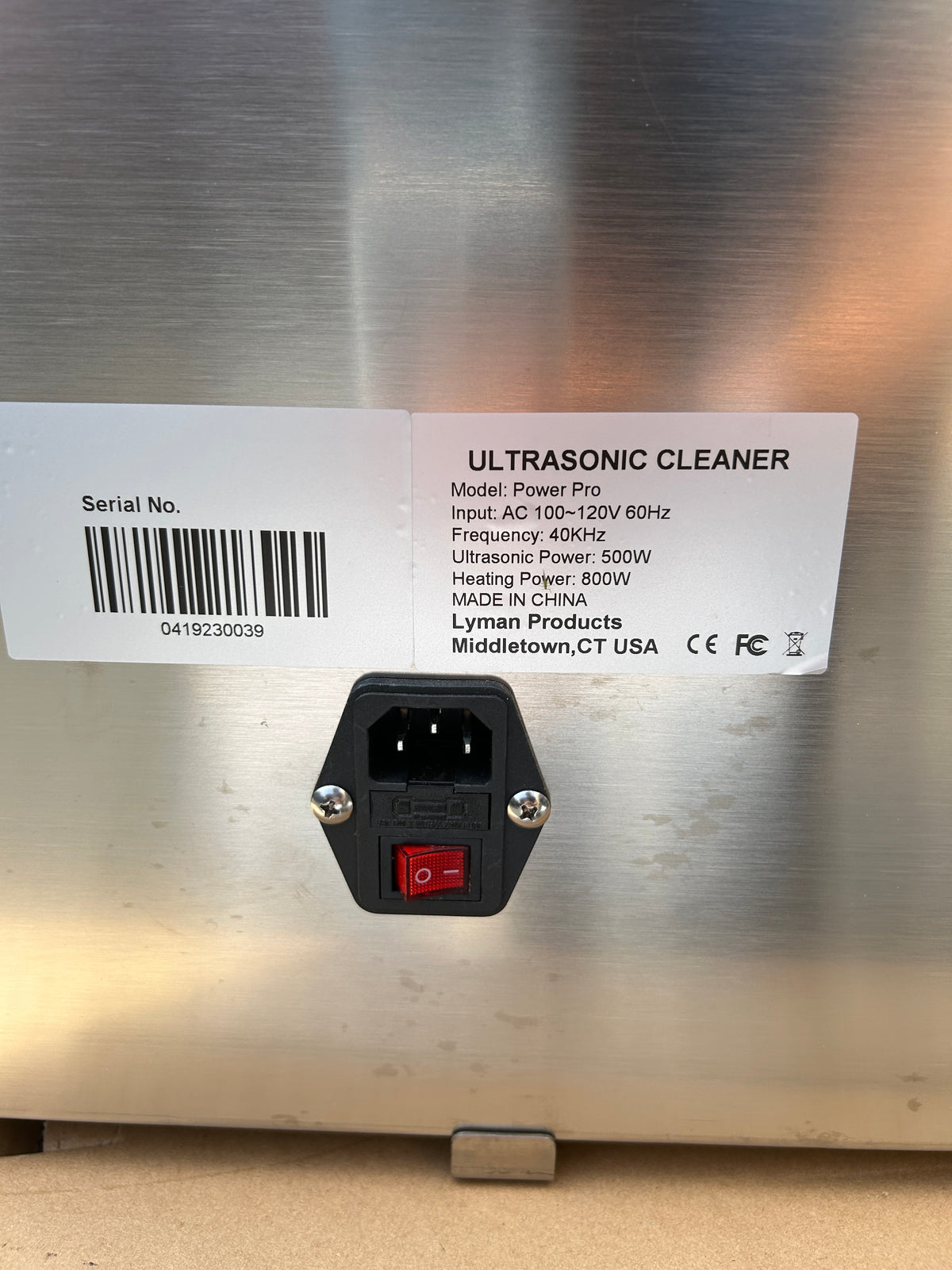 LYMAN 7631734 TURBO SONIC POWER PROFESSIONAL ULTRASONIC CASE CLEANER SILVER 70 LBS