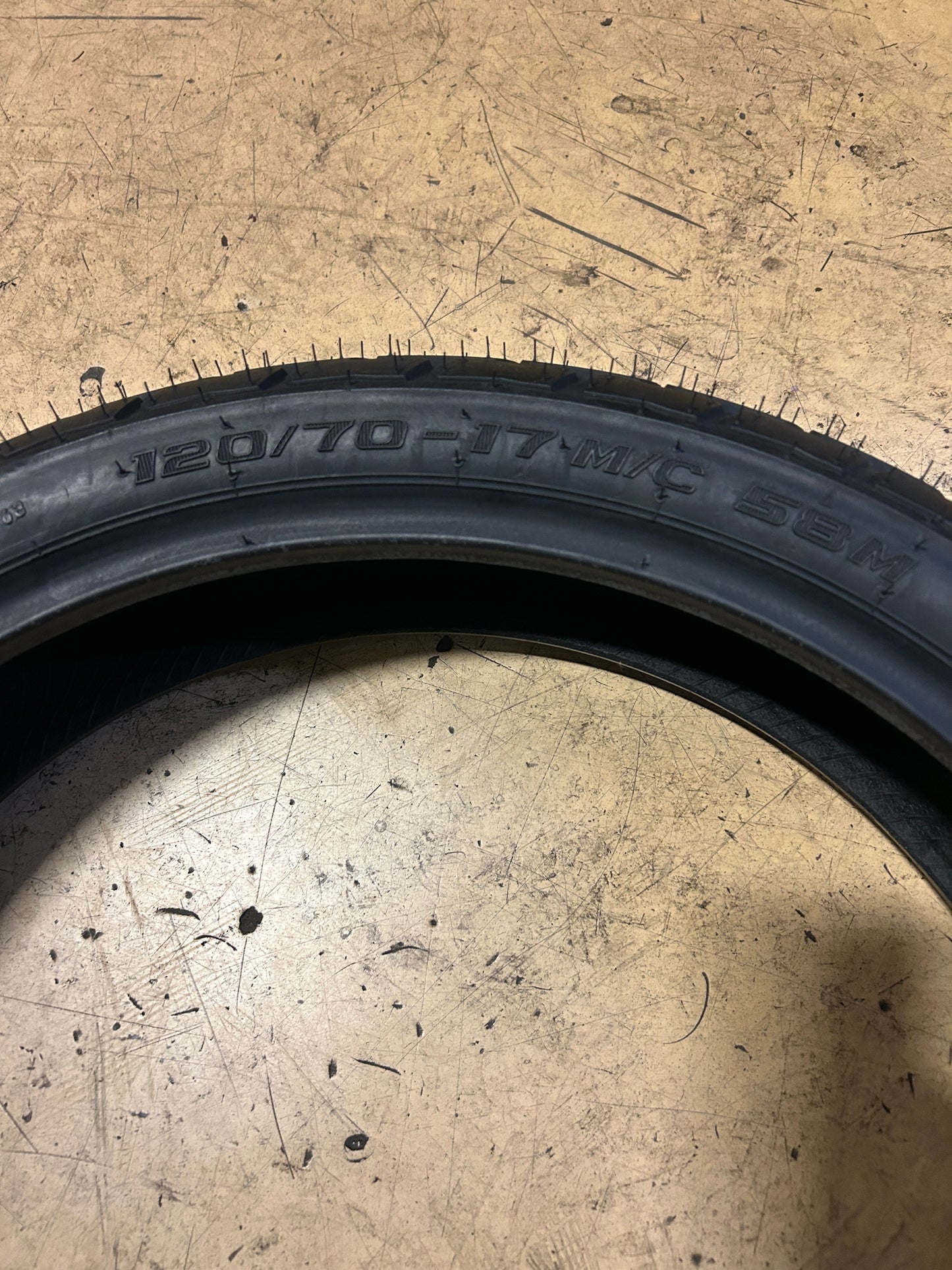 SHINKO SR267 BSW 120 70 17 58M REAR MOTORCYCLE TIRE 874752