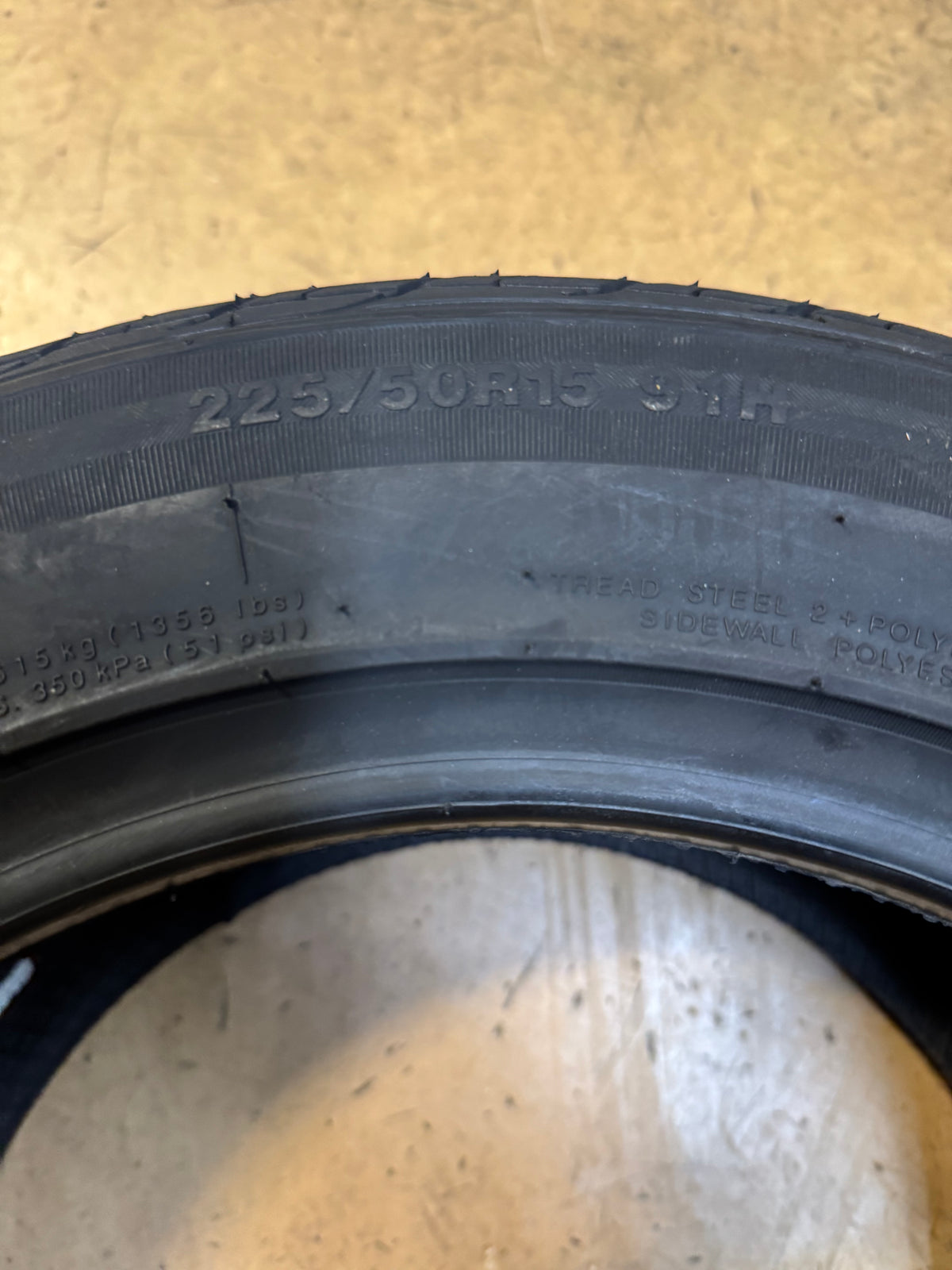 KUMHO ECSTA AST BSW P 225 50 15 91H UHP TIRE 1845313