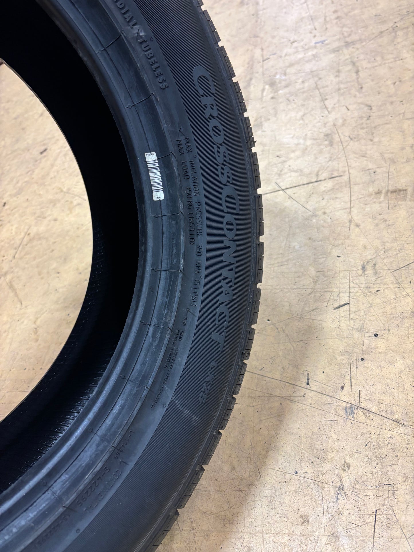 CONTINENTAL CROSSCONTACT LX25 P 225 55 18 98H SL ALL SEASON TIRE 15571360000
