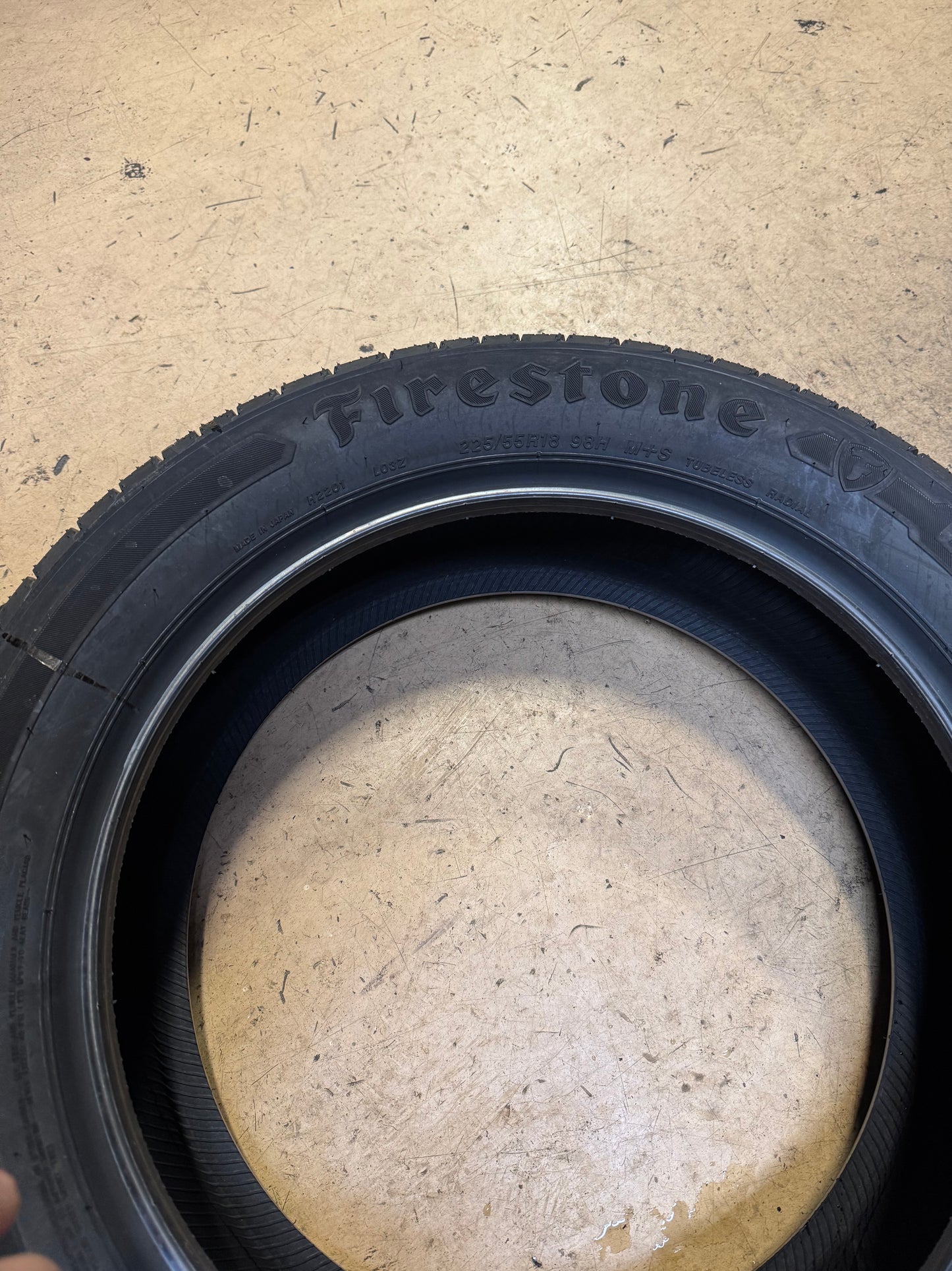 FIRESTONE DESTINATION LE3 BSW P 225 55 18 98H ALL SEASON TIRE 005378