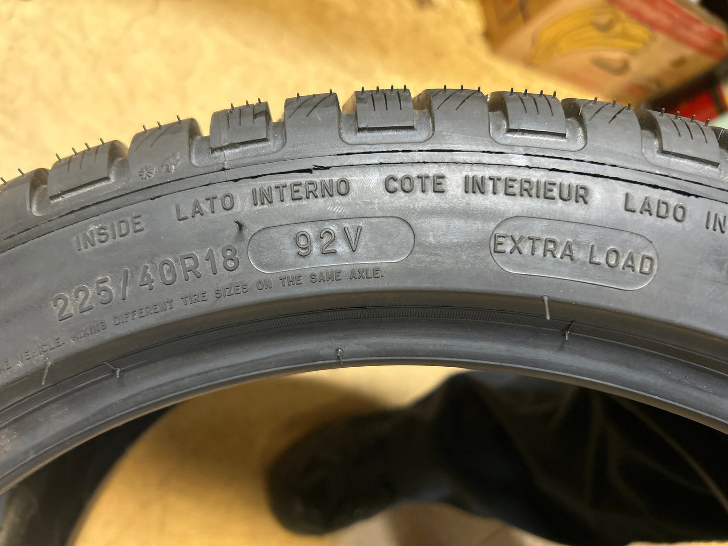 MICHELIN PILOT ALPIN PA4 MO BSW P 225 40 18 92V XL WINTER TIRE 18210