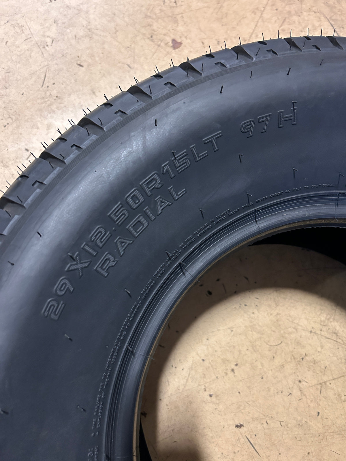 HOOSIER PRO-STREET BSW LT 29 12.5 15 97H RACING TIRE 19155