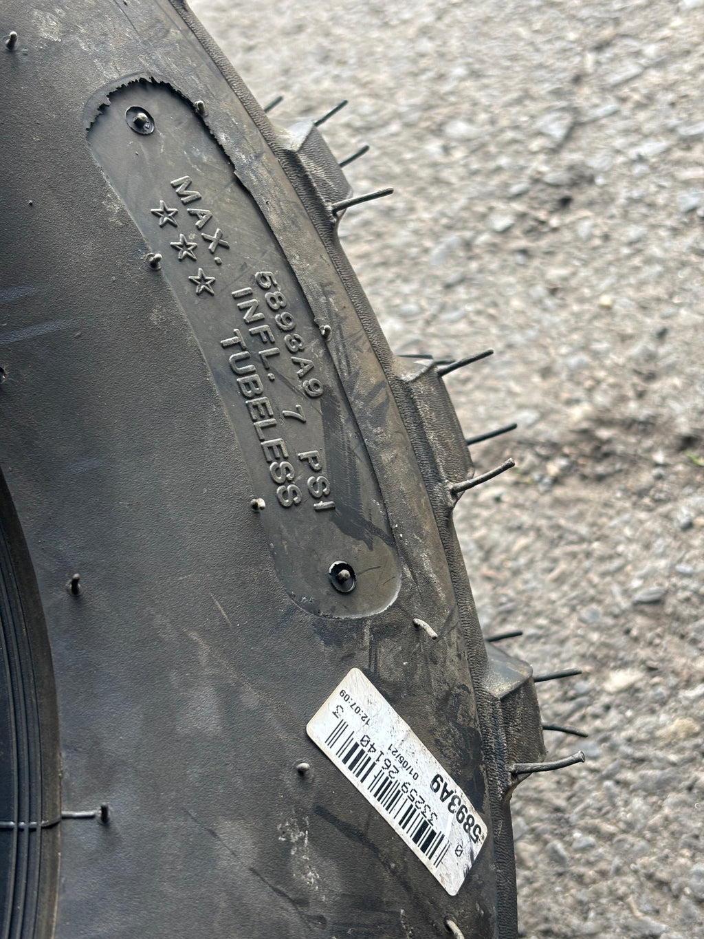 CARLISLE AT489 BSW AT 24 9 11 ATV/UTV TIRE 5893A9