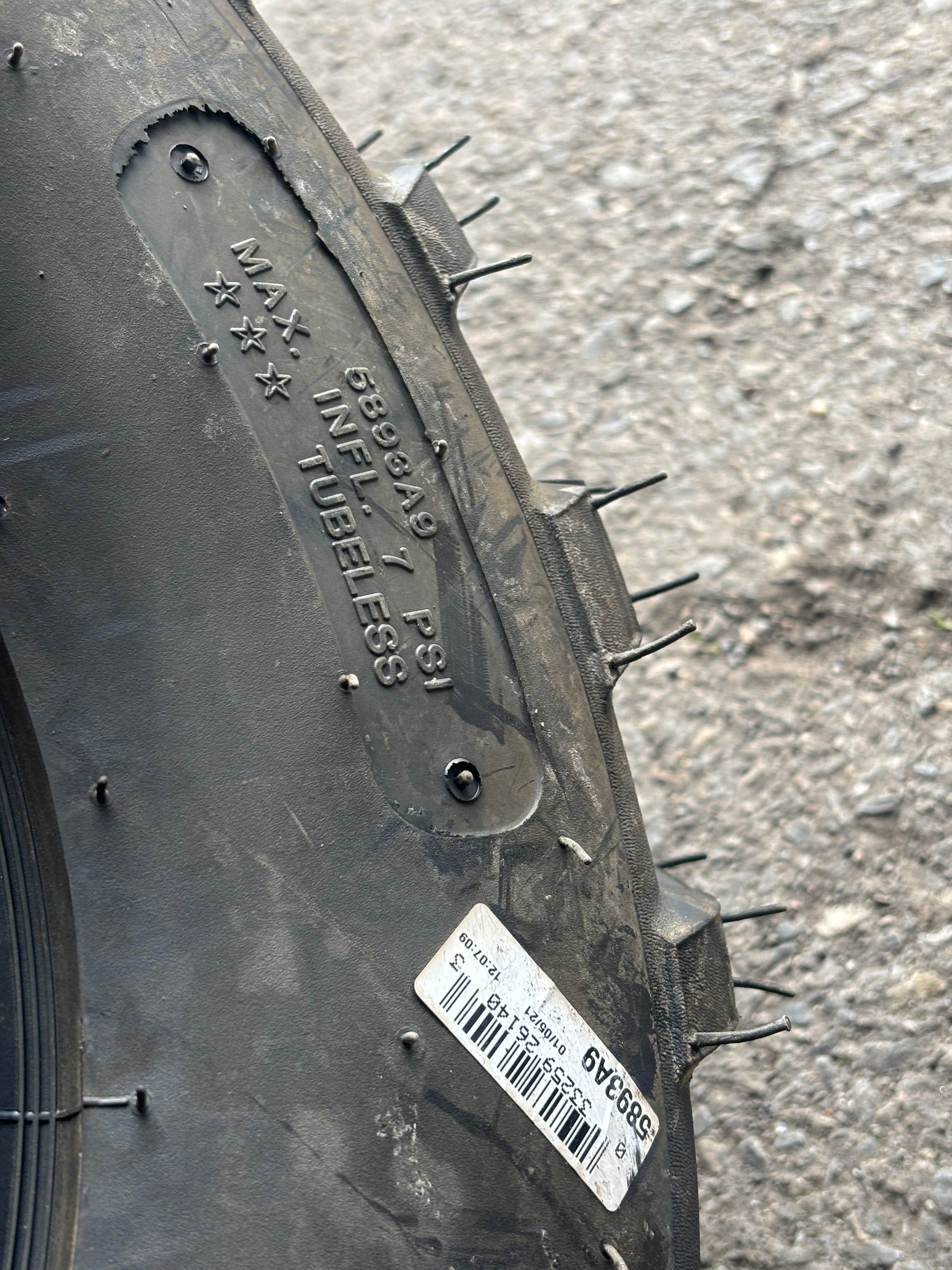 CARLISLE AT489 BSW AT 24 9 11 ATV/UTV TIRE 5893A9