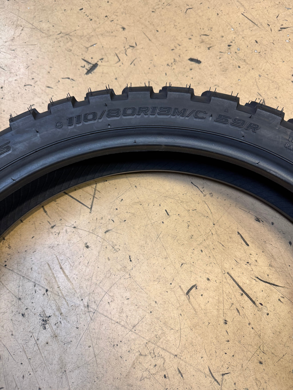 SHINKO ADVENTURE TRAIL E804 BSW 110 80 19 59R FRONT MOTORCYCLE TIRE 874700