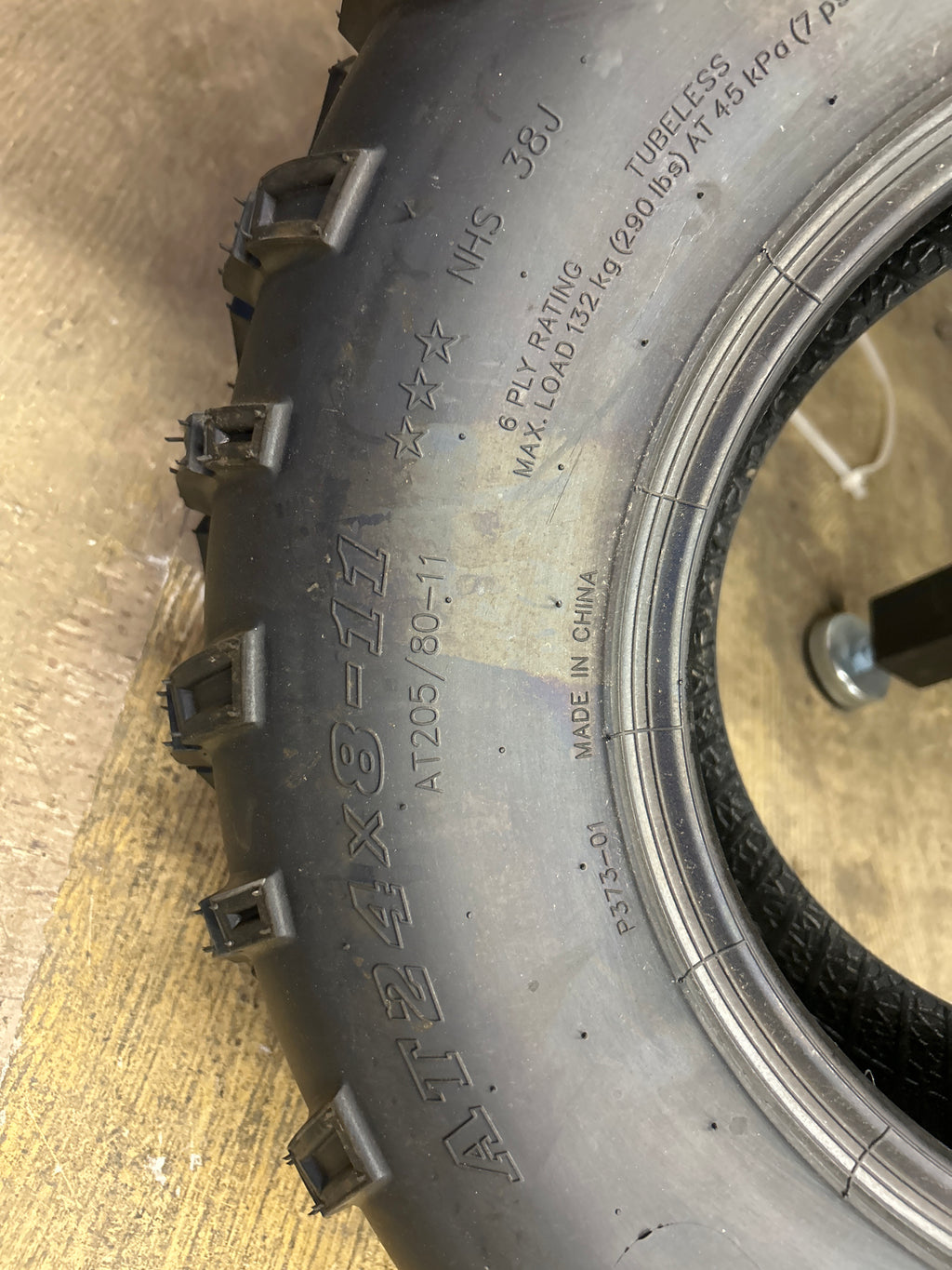 WANDA P373 BSW AT 24 8 11 38J 6PLY ATV/UTV TIRE WP24811