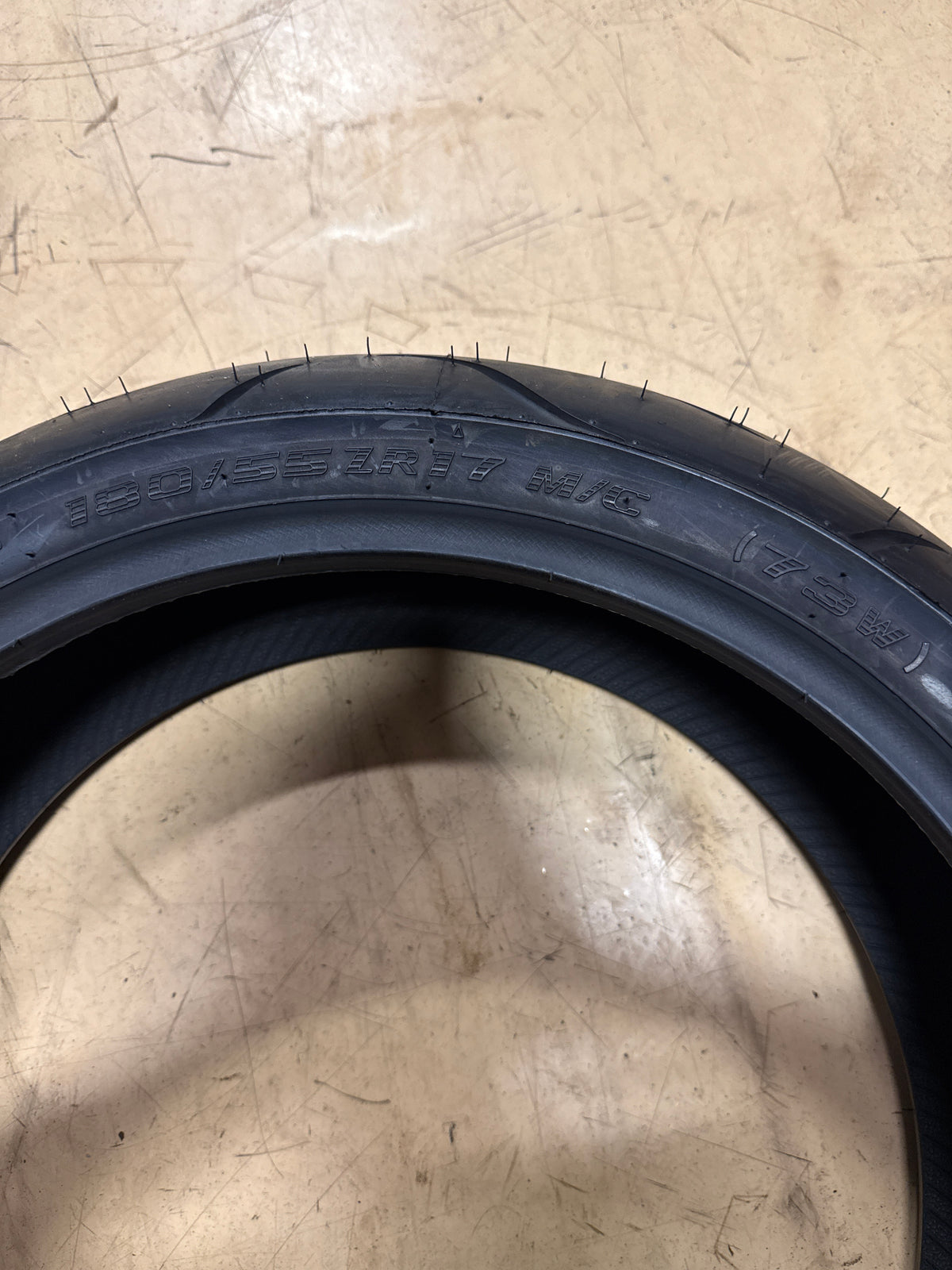 NOS SHINKO APEX 180 55 17 73W REAR MOTORCYCE TIRE 87-4073
