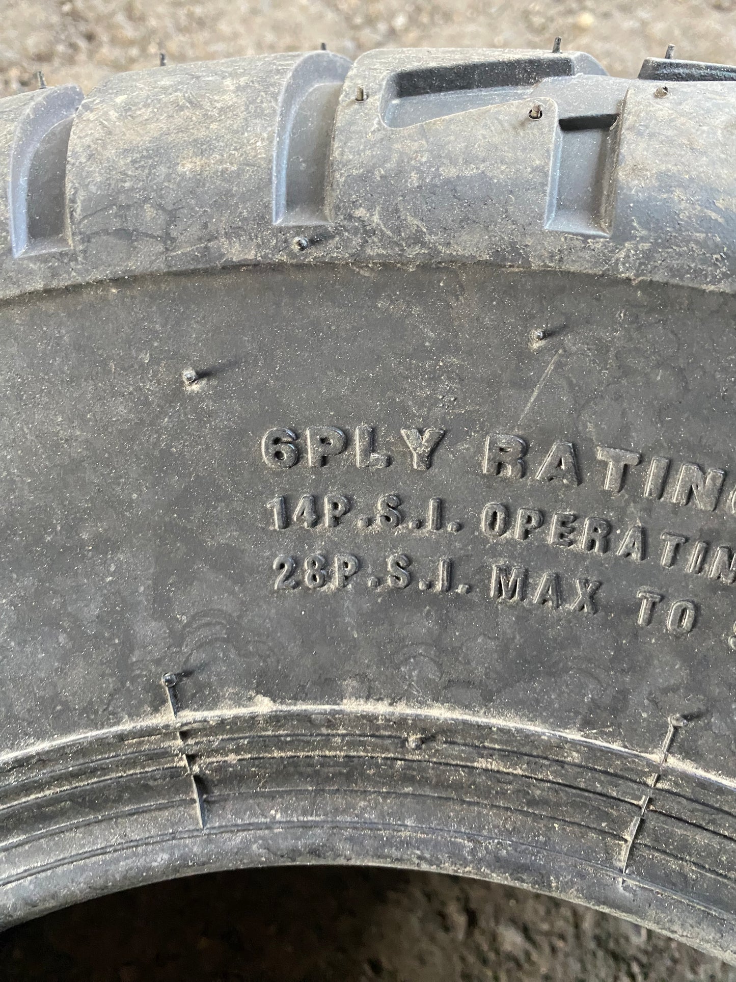NOS SUNF A021  25 8 12 65J 6PLY ATV/UTV TIRE 250812