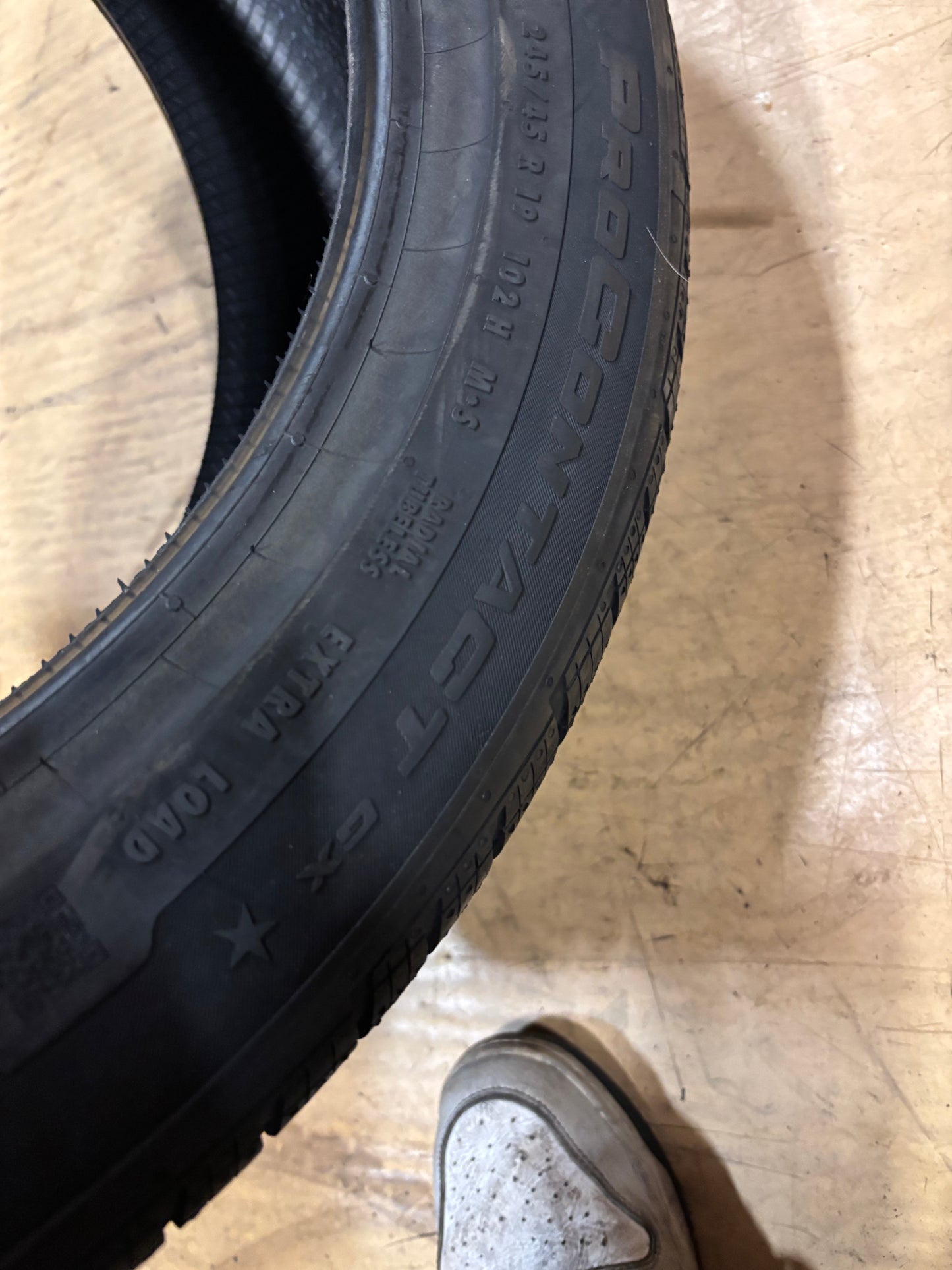 CONTINENTAL PROCONTACT GX (*) BMW P 245 45 19 102H XL ALL SEASON TIRE 15575340000