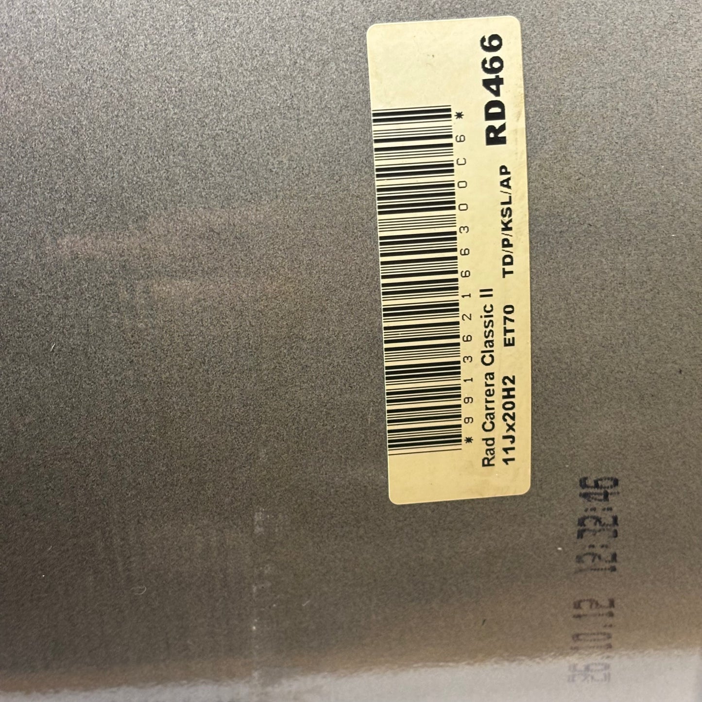 GENUINE PORSCHE 911 RAD CARRERA CLASSIC II 20X11 20X8.5 STAGGERED SET WHEELS