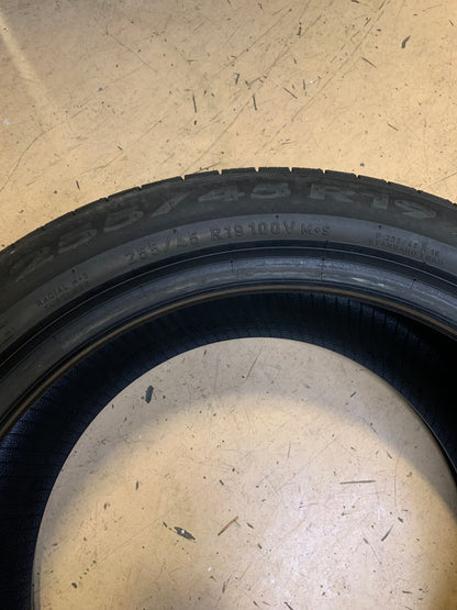 NOS PIRELLI CINTURATO P7 ALL SEASON BSW  P 255 45 19 100V  TIRE 3122500