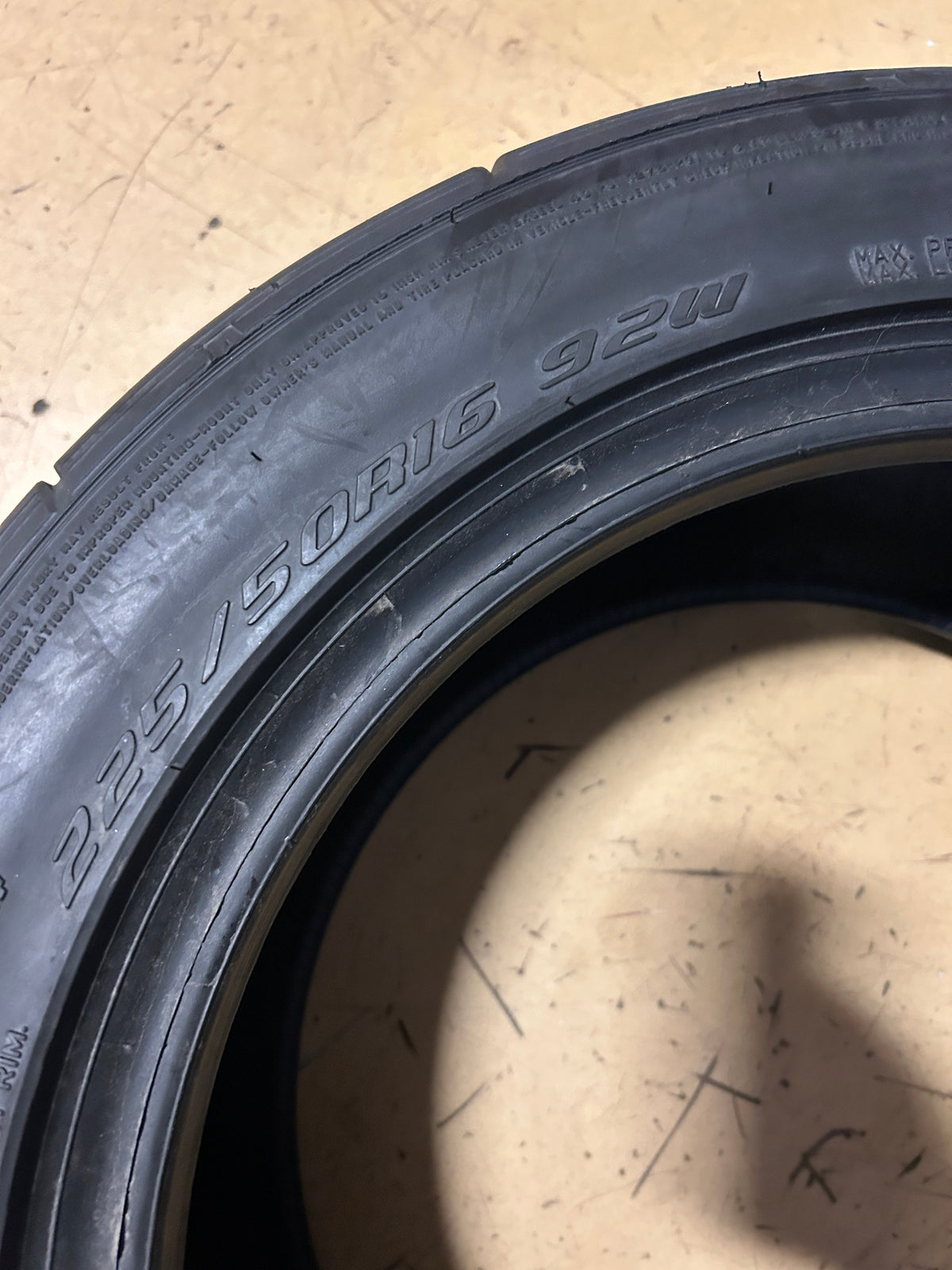 FALKEN AZENIS RT615K+ BSW P 225 50 16 92W  AUTOCROSS TIRE 28538495
