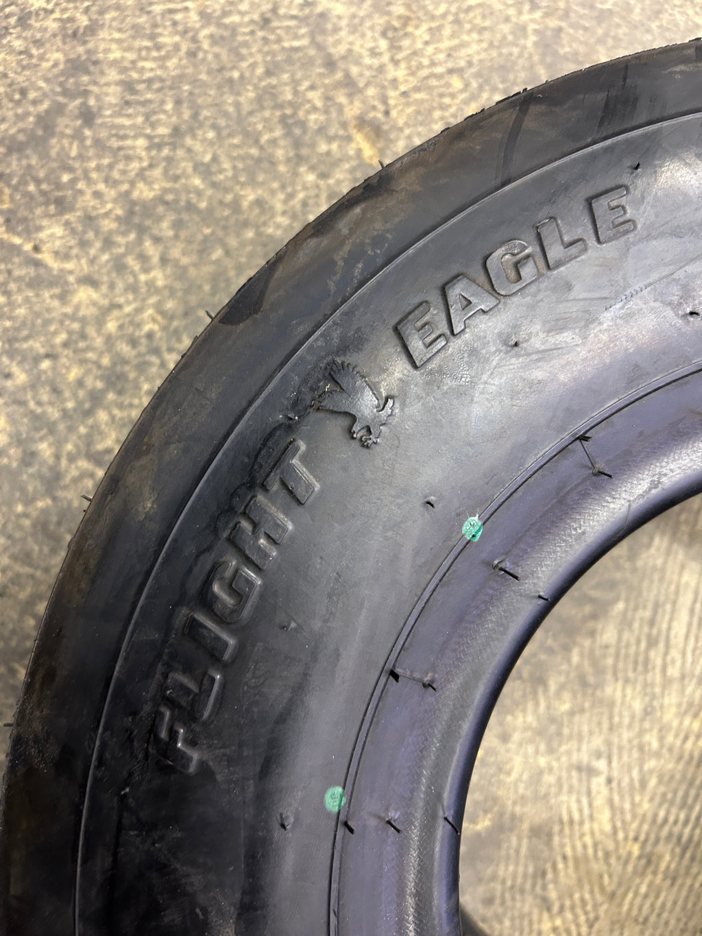 GOODYEAR FLIGHT EAGLE 185F03-5 BSW 18 5.5 10PLY AIRCRAFT TIRE 0601329