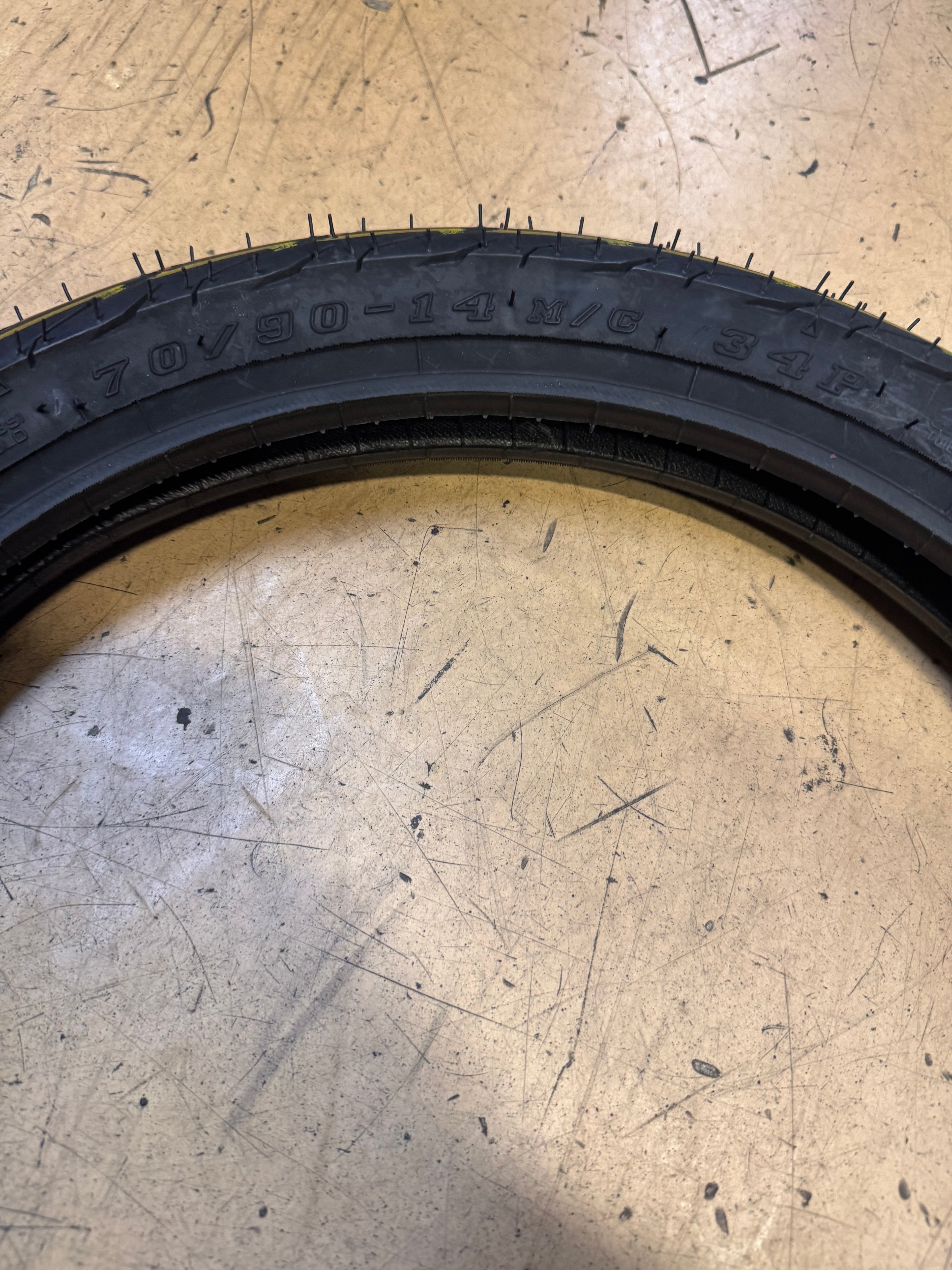 IRC NR77 BSW  70 90 14 34P FRONT SCOOTER TIRE T10217