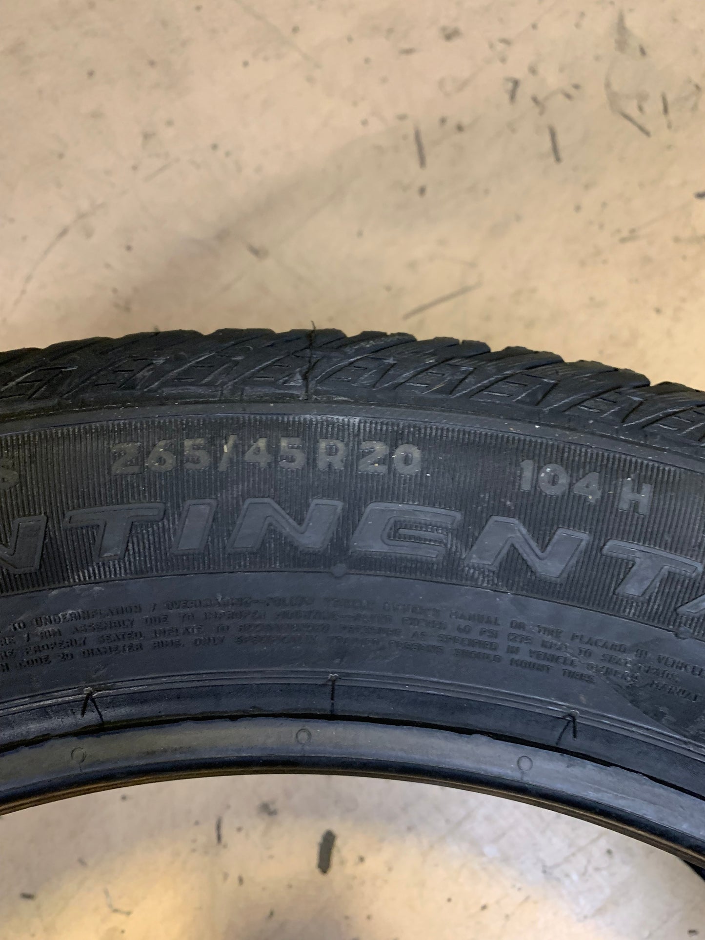 CONTINENTAL CROSSCONTACT LX SPORT BSW P 265 45 20 104H TIRE 03590360000