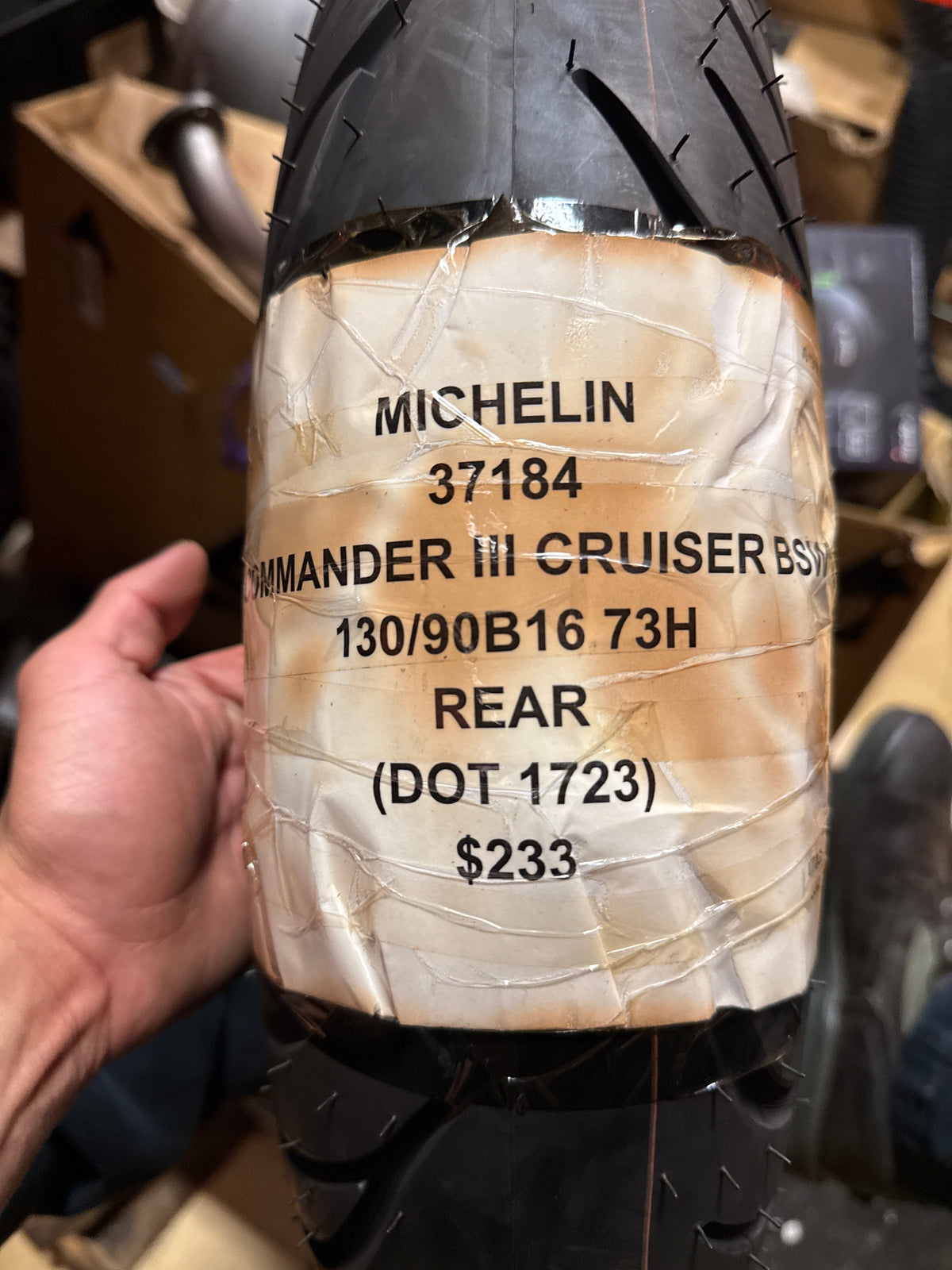 MICHELIN COMMANDER III CRUISER BSW 130 90 16 73H REAR MOTORCYCLE TIRE 37184