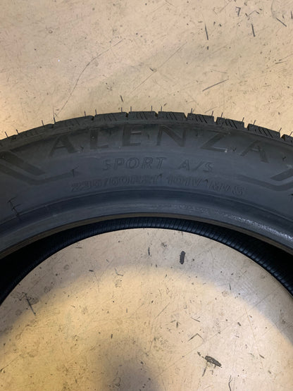 2 BRIDGESTONE ALENZA SPORT A/S BSW P 235 50 21 101V UHP ALL SEASON TIRE 008494