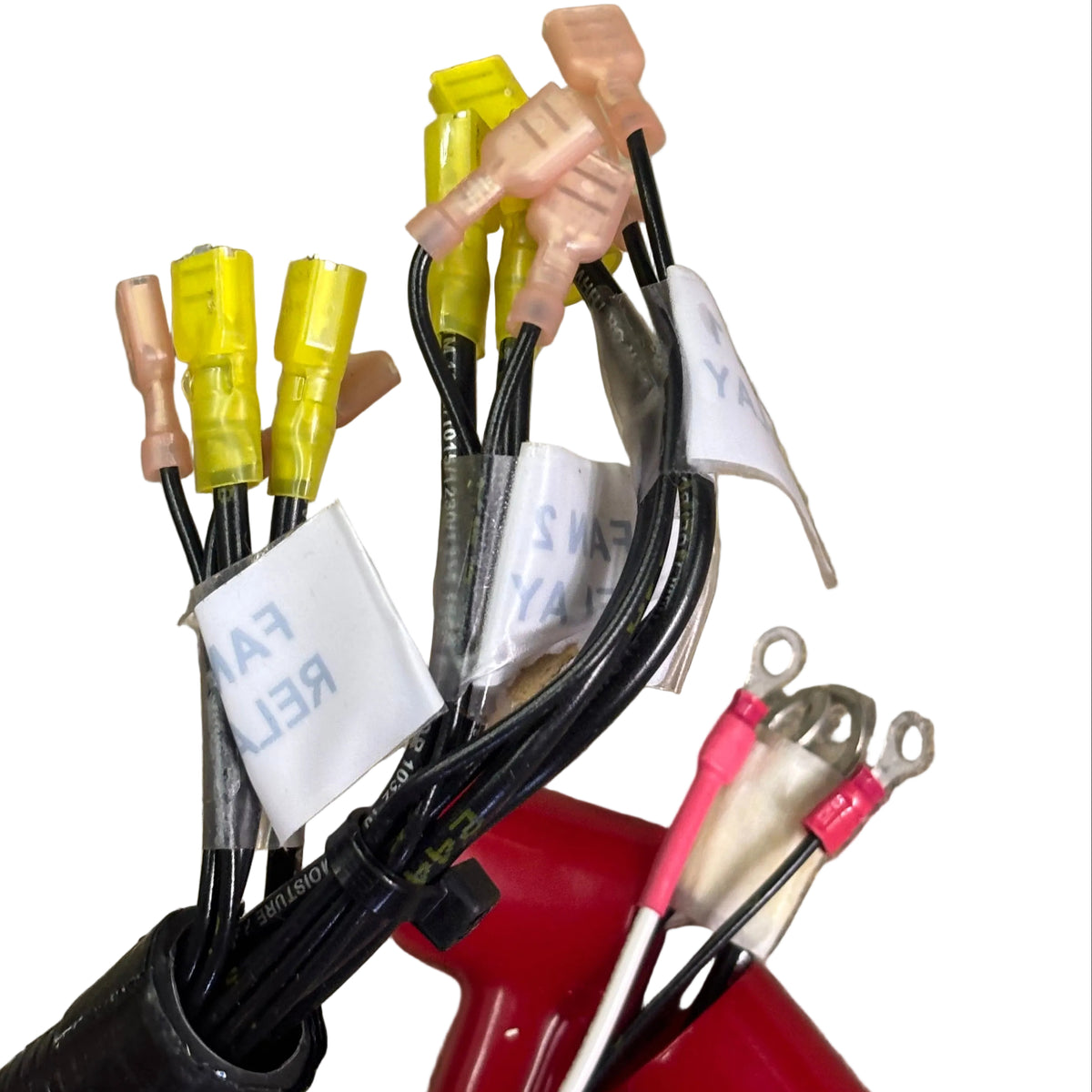 HEAVY DUTY WIRING HARNESS W/ MULTI-PIN CONNECTORS & HEAT SHIELDING