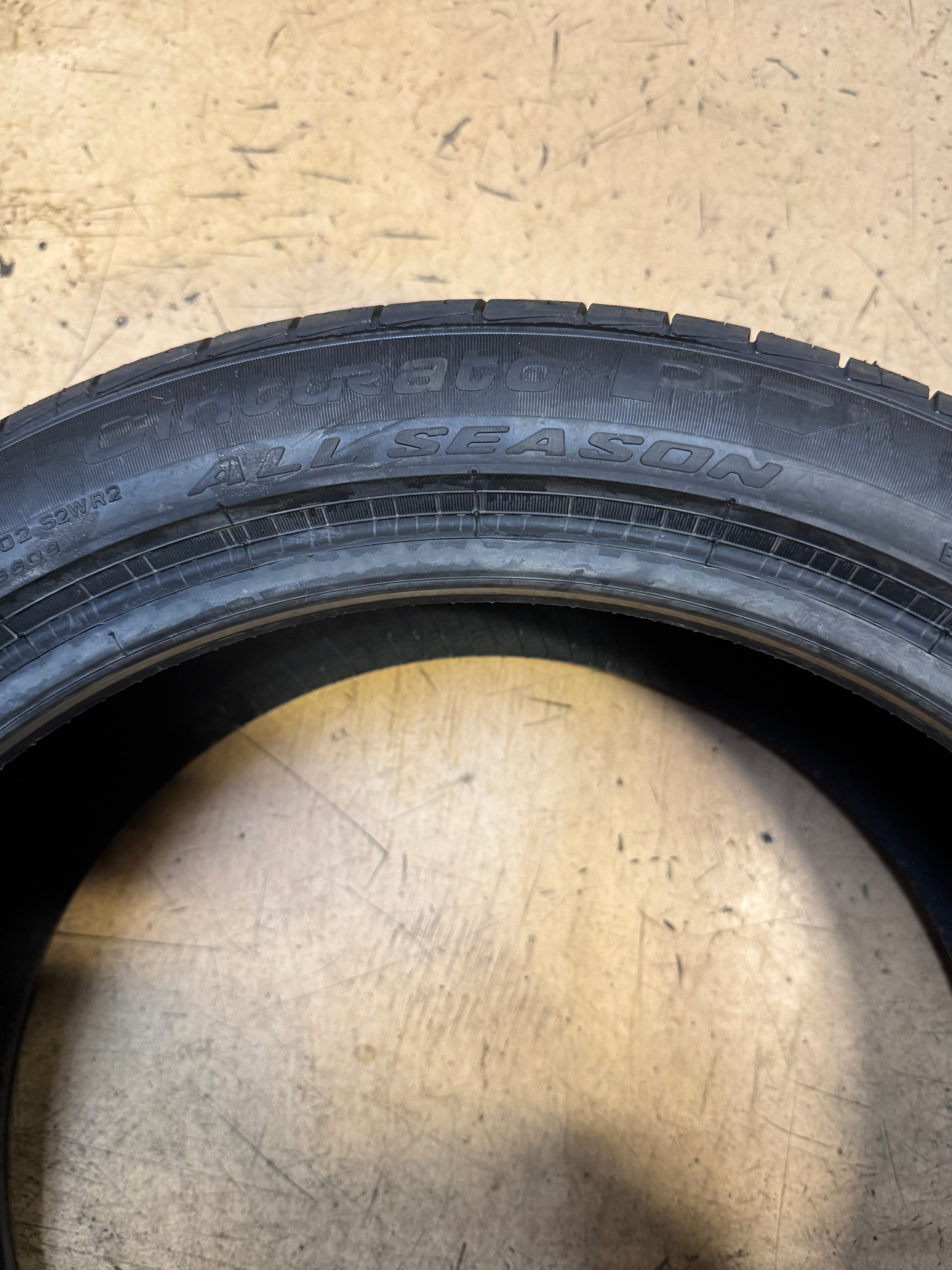 2 PIRELLI CINTURATO P7 A/S (MOE) RUNFLAT BSW P 225 45 18 98H XL TIRE 2374200