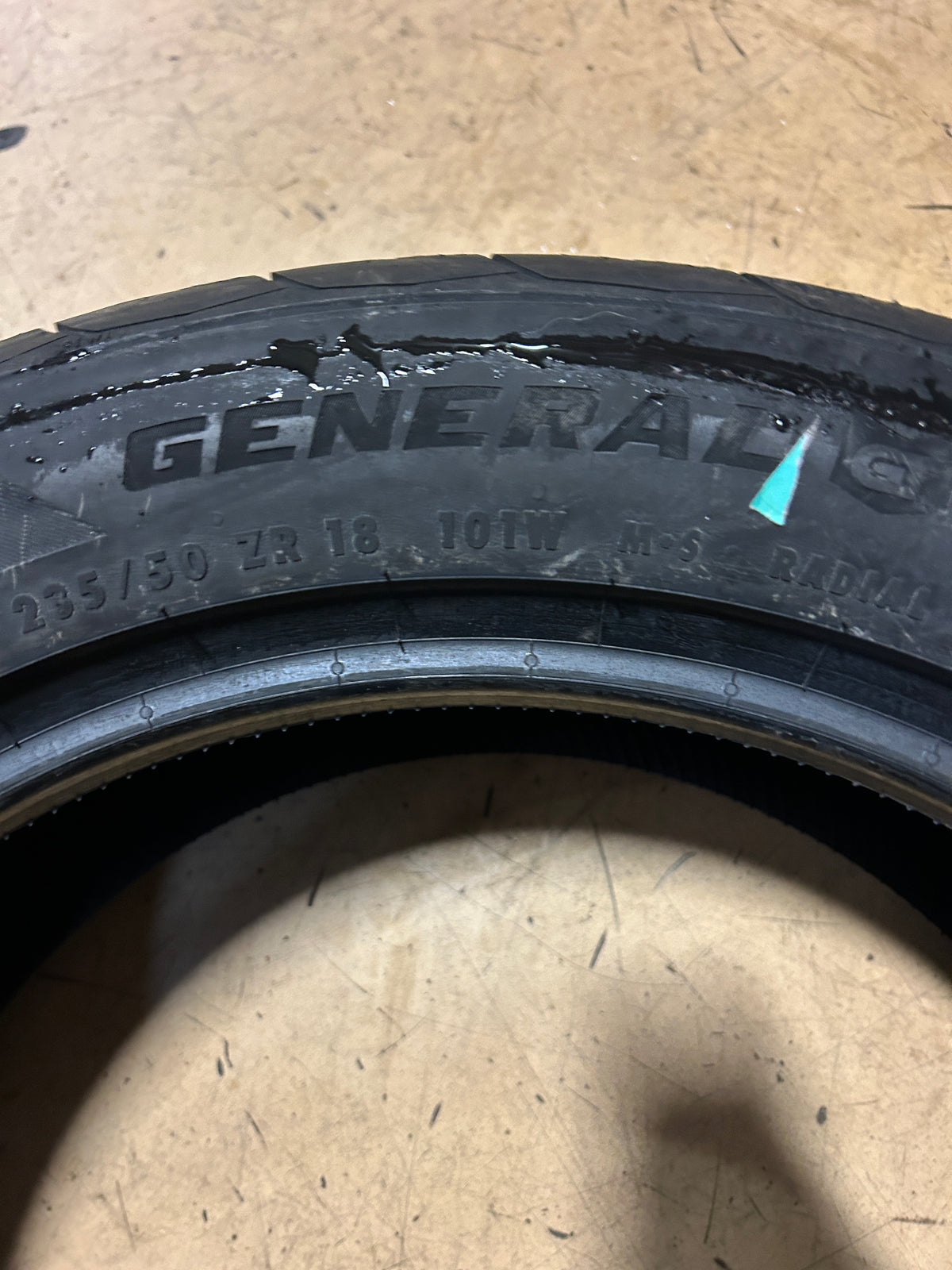 GENERAL G-MAX JUSTICE BSW P 235 50 18 101W XL ALL SEASON TIRE 15553930000