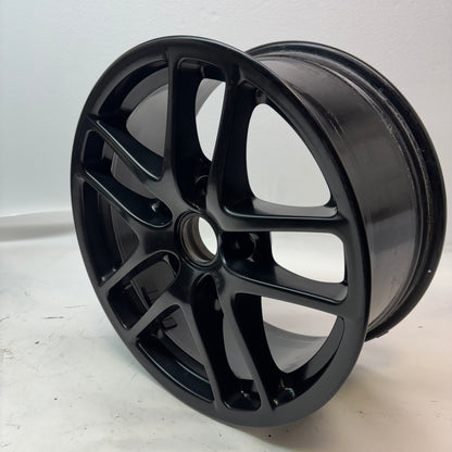 4 USED PORSCHE STAGGERED WHEEL SET F-17X6.5 ET 55 R- 17X12 ET 50 98736212601 98736212206