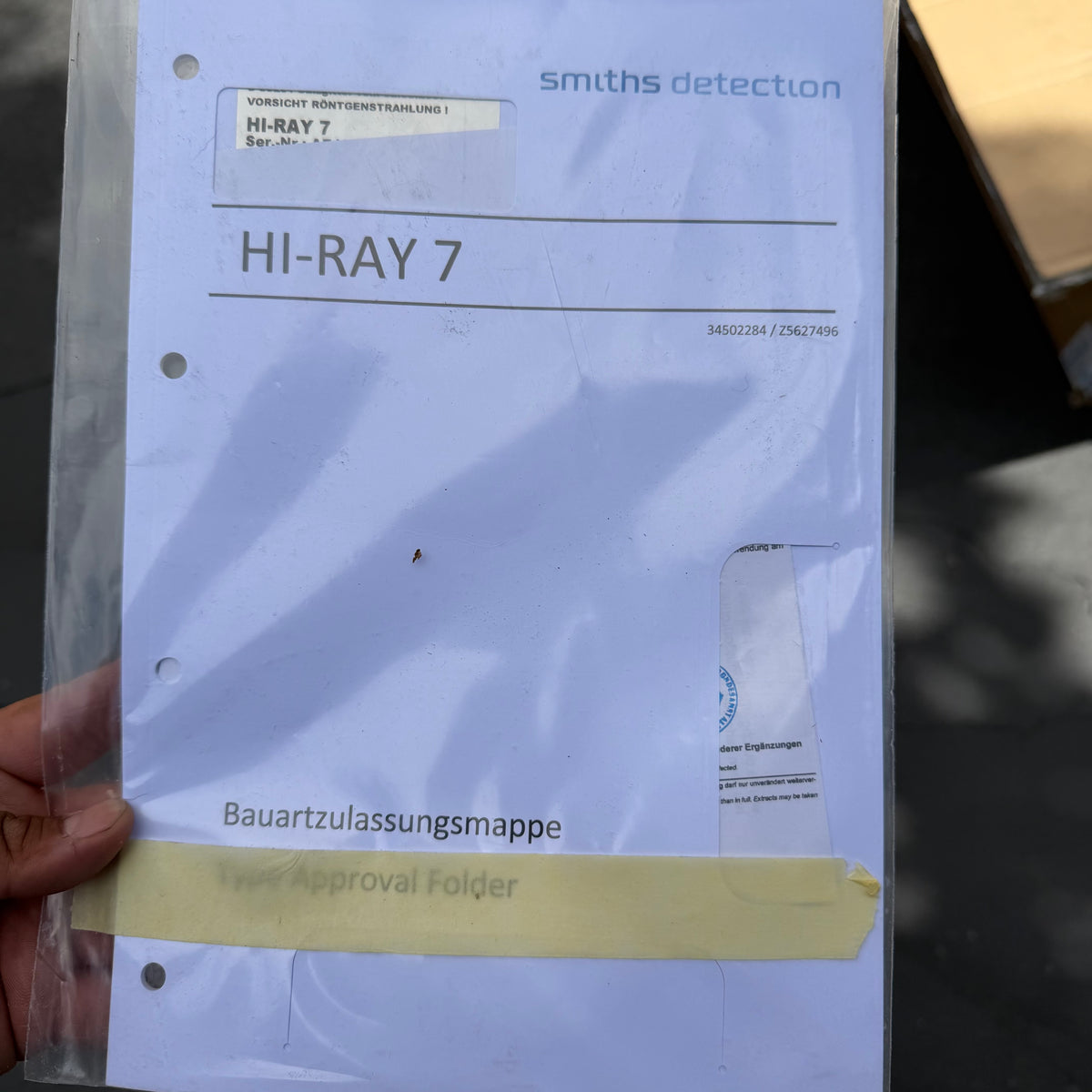 SMITH DETECTION HI-RAY 7 VERSION 80 AIRPORT X-RAY GENERATOR TUBE