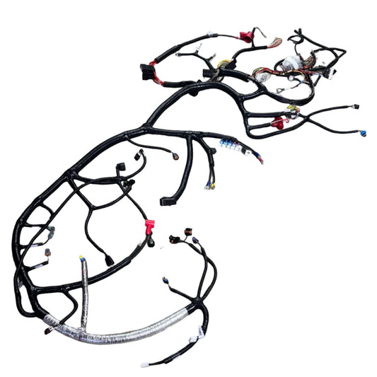 HEAVY DUTY WIRING HARNESS W/ MULTI-PIN CONNECTORS & HEAT SHIELDING