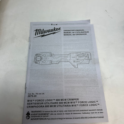 MILWAUKEE M18 18V FORCE LOGIC 600 MCM CRIMPER KIT 2679-22