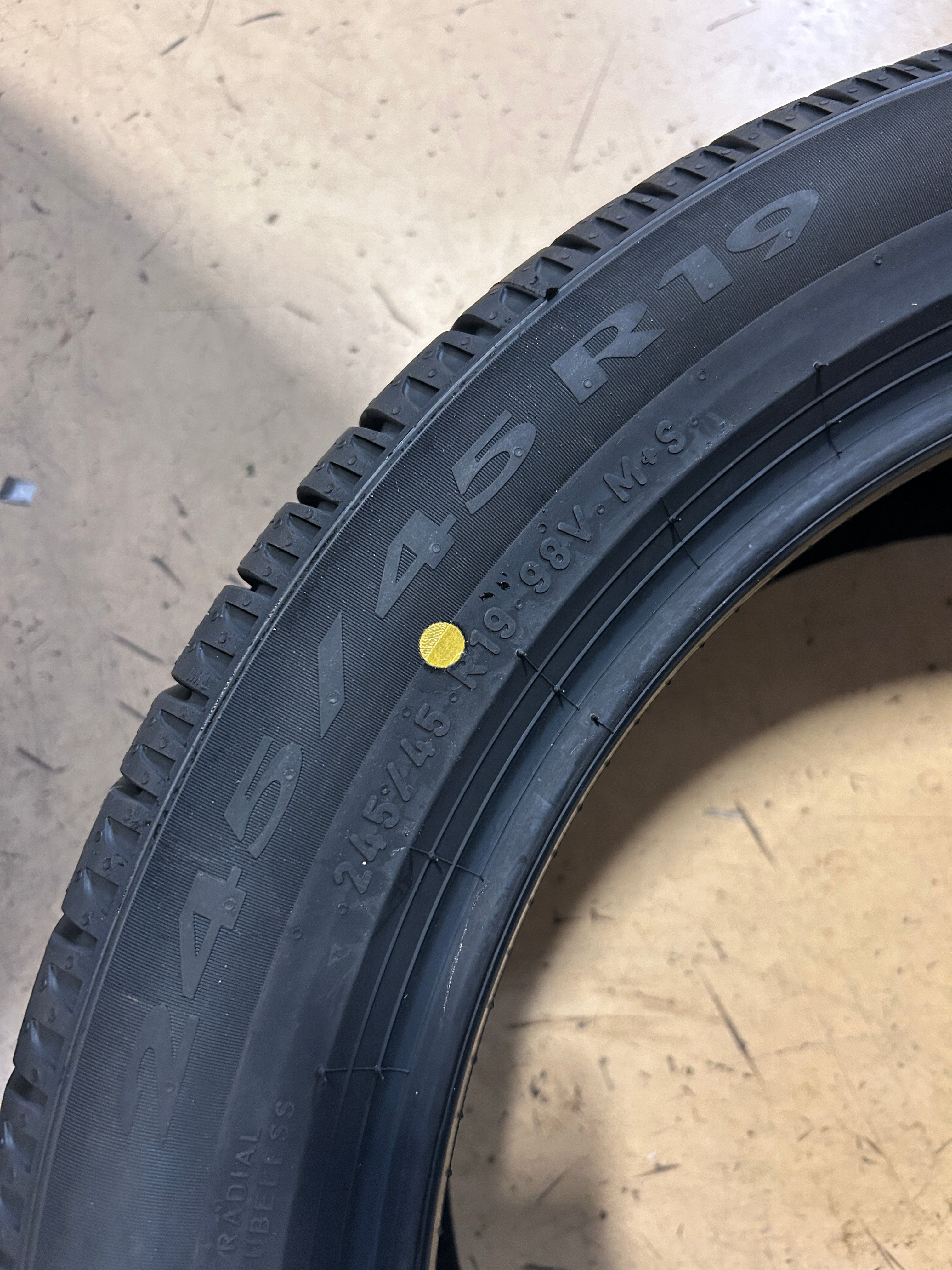 NOS PIRELLI P7 ALL SEASON PLUS 3 BSW P 245 45 19 98V SL  TIRE 4228800