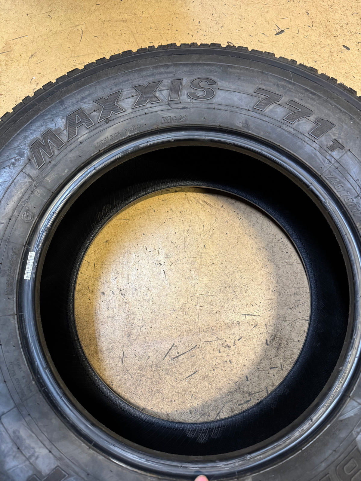 NOS MAXXIS 771T BRAVO A/T BSW P 245 65 17 112T ALL TERRAIN TIRE MBA2456517