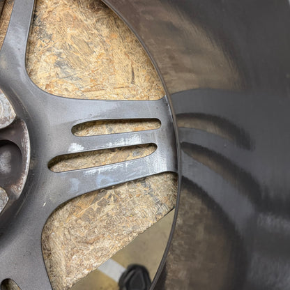USED PORSCHE 997 TURBO 19X8.5 ET56 5X130 GUNMETAL GRAY MACHINED FACE 997 352 156 05