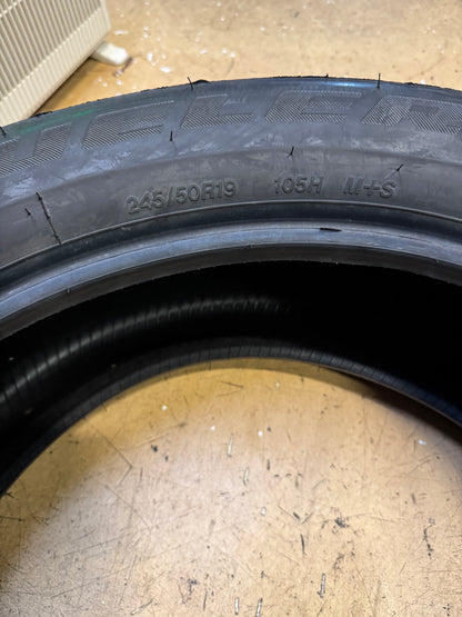 BRIDGESTONE DUELER H/P SPORT AS BSW P 245 50 19 105H XL ALL SEASON TIRE 004747