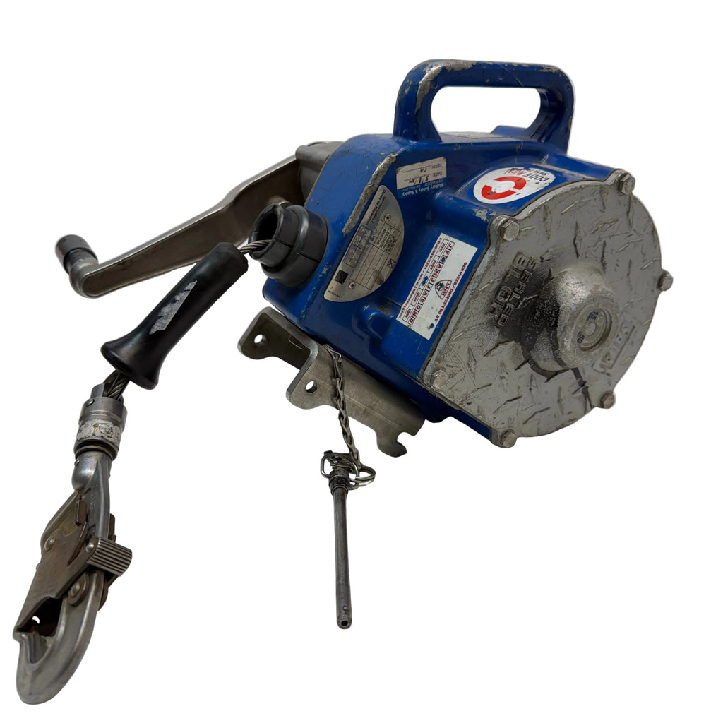 USED DBI-SALA SEALED-BLOK SELF-RETRACTING LIFELINE 3400922, 50 FT, SILVER