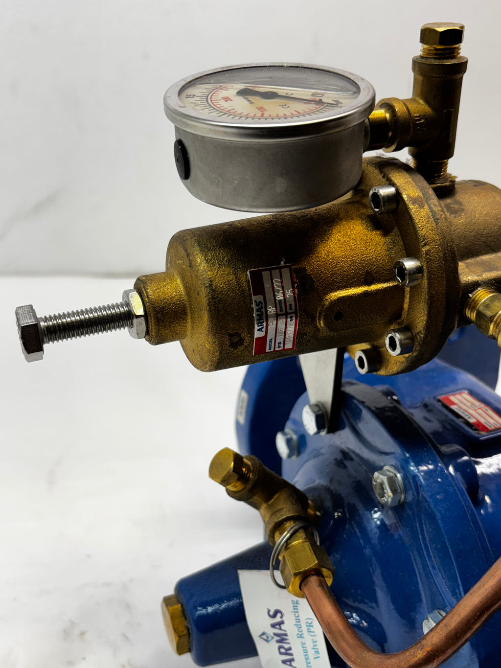 ARMAS PRESSURE REDUCING VALVE PN25 PR B P METAL PILOT 77 SERIES 2”-8”