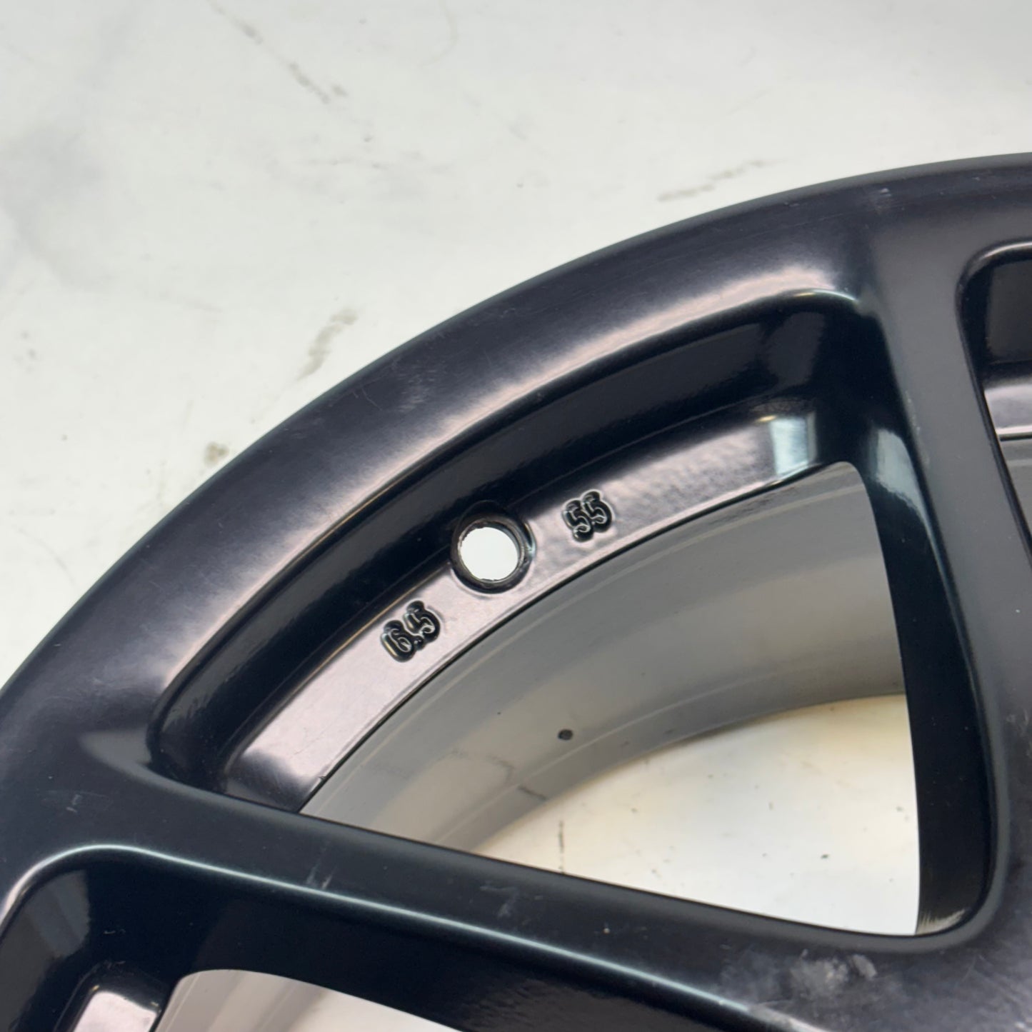 4 USED PORSCHE STAGGERED WHEEL SET F-17X6.5 ET 55 R- 17X12 ET 50 98736212601 98736212206