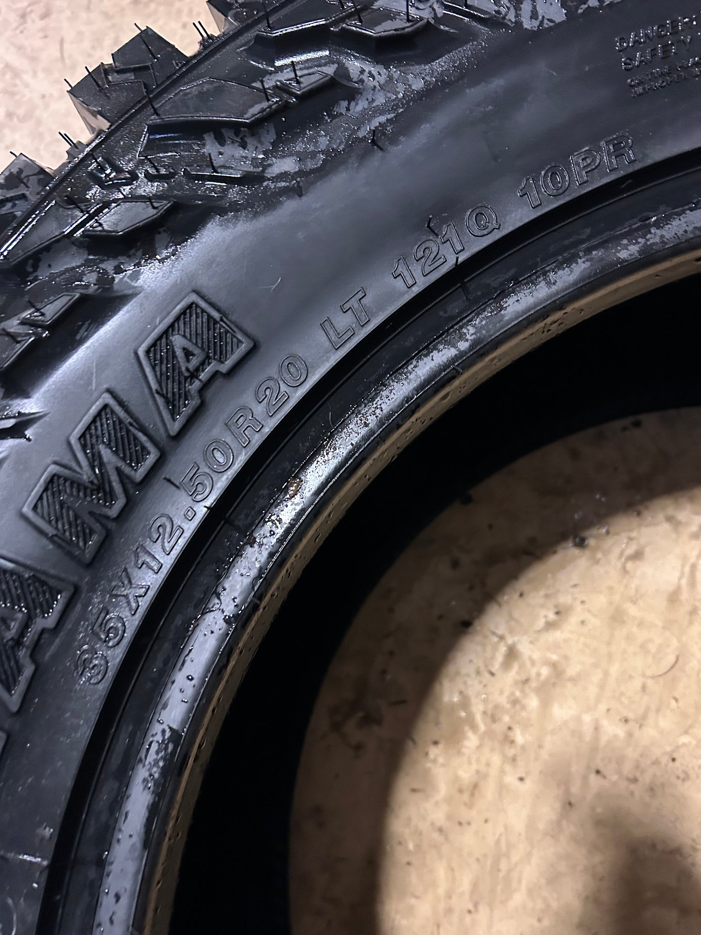 YOKOHAMA GEOLANDAR M/T G003 BSW LT 35 12.5 20 121Q 10PLY MUD TIRE 110133331