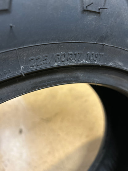 2 NITTO TERRA GRAPPLER G3 BSW P 225 60 17 103T XL ALL TERRAIN TIRE 224370