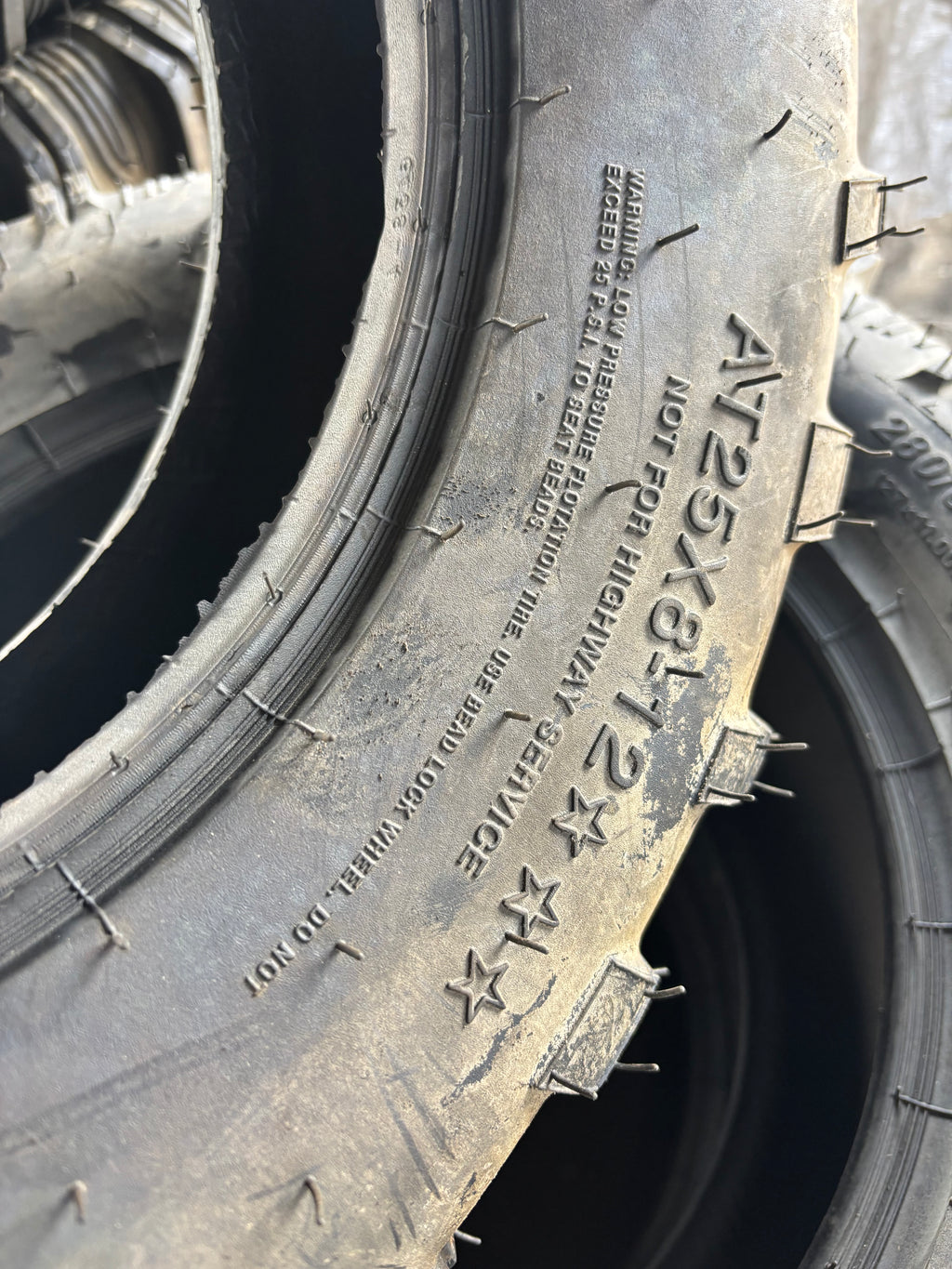 NOS CARLISLE AT489 XL BSW AT 25 8 12 ATV/UTV TIRE 560490