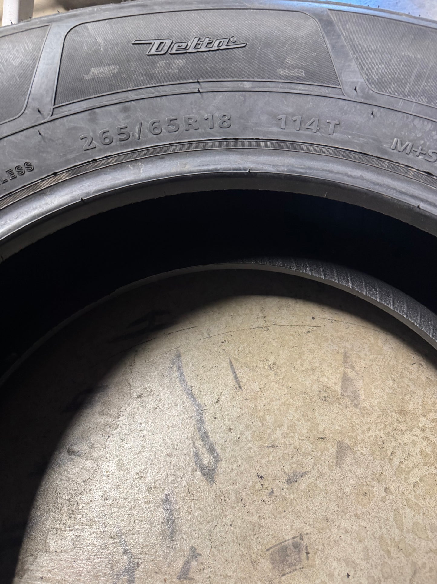 DELTA SIERRADIAL HT PLUS BSW P 265 65 18 114T ALL SEASON TIRE DHT56
