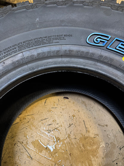YOKOHAMA GEOLANDAR A/T4 G018 OWL LT 33 12.5 15 108S 6PLY ALL TERRAIN TIRE 110101805