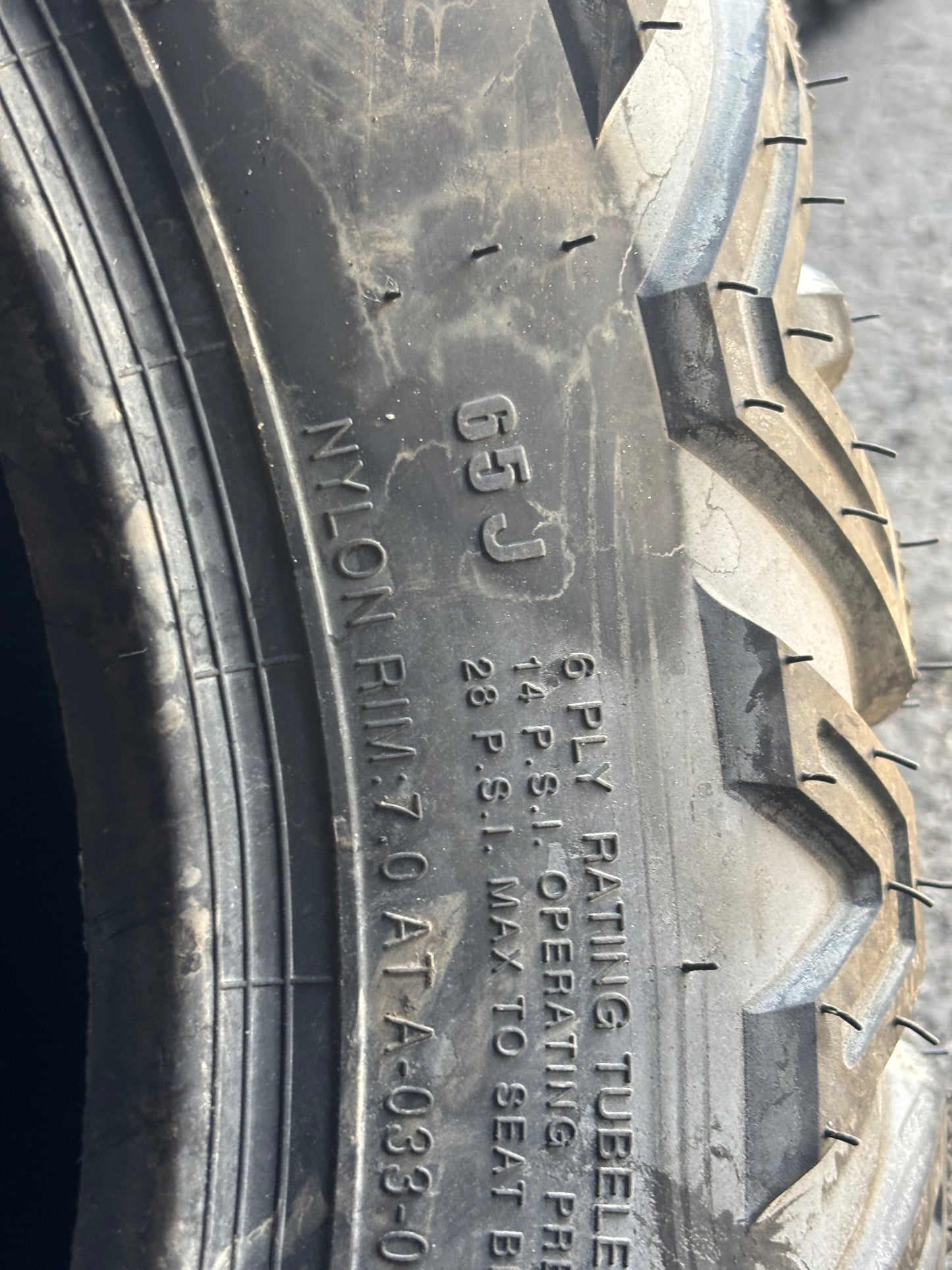 SUNF A033 POWER BSW AT 27 9 14 65J 6PLY ATV/UTV TIRE 270914