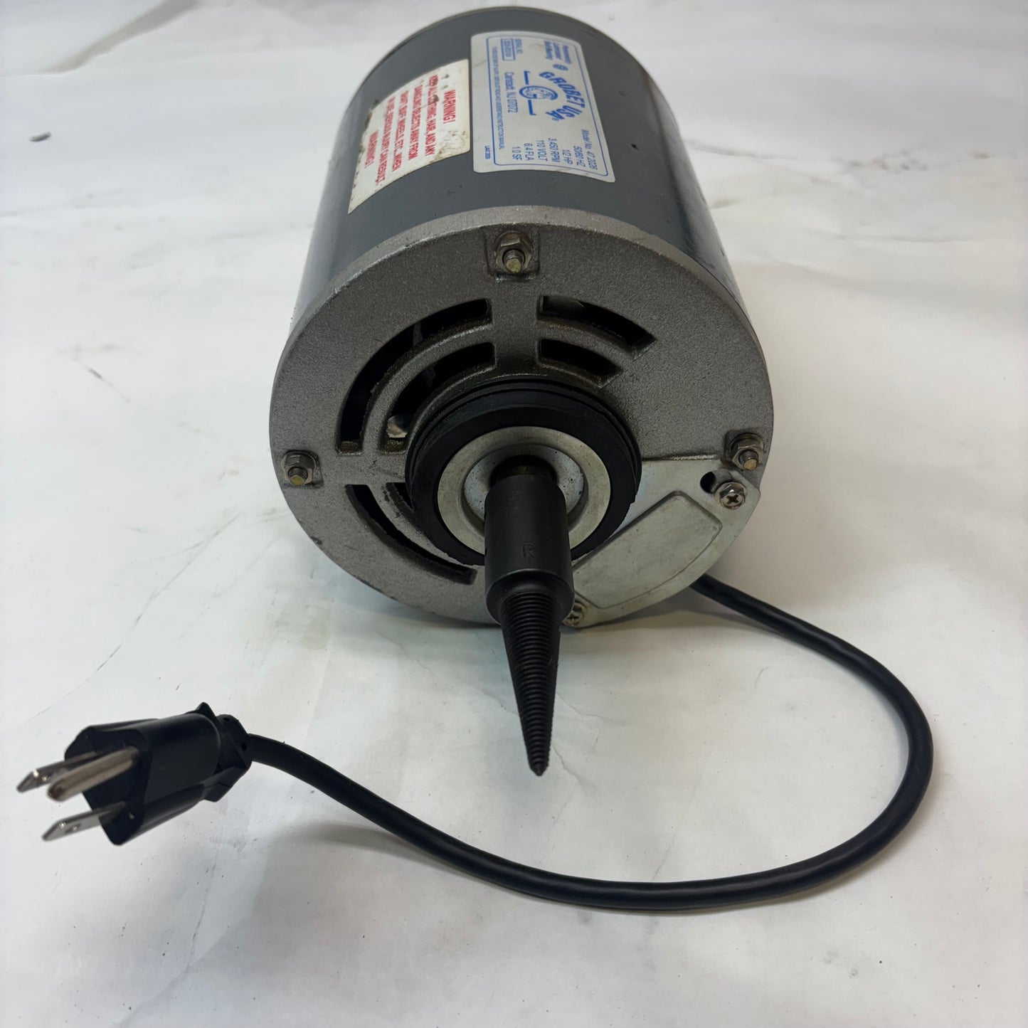 GROBET USA DOUBLE SPINDLE 1/2 HP POLISHING MOTOR 50/60HZ 3450RPM 110V 47.2026