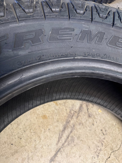 NOS MUD CLAW EXTREME MT BSW LT 37 12.5 20 126Q 10PLY MUD TERRAIN TIRE MCX98