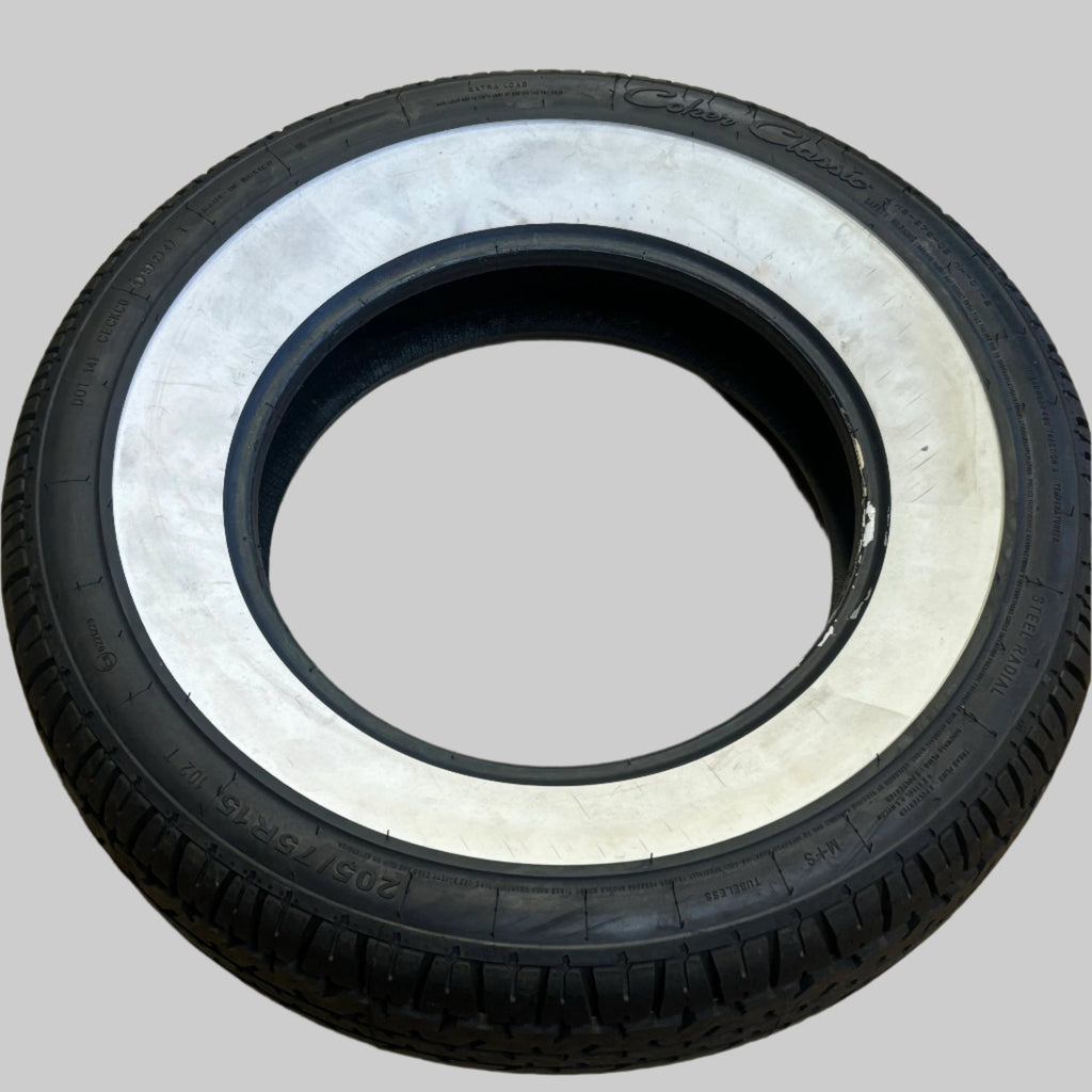 COKER CLASSIC STAR SERIES 2.50" WHITE WALL P 205 75 15 102T XL TIRE 737110 ALL SEASON