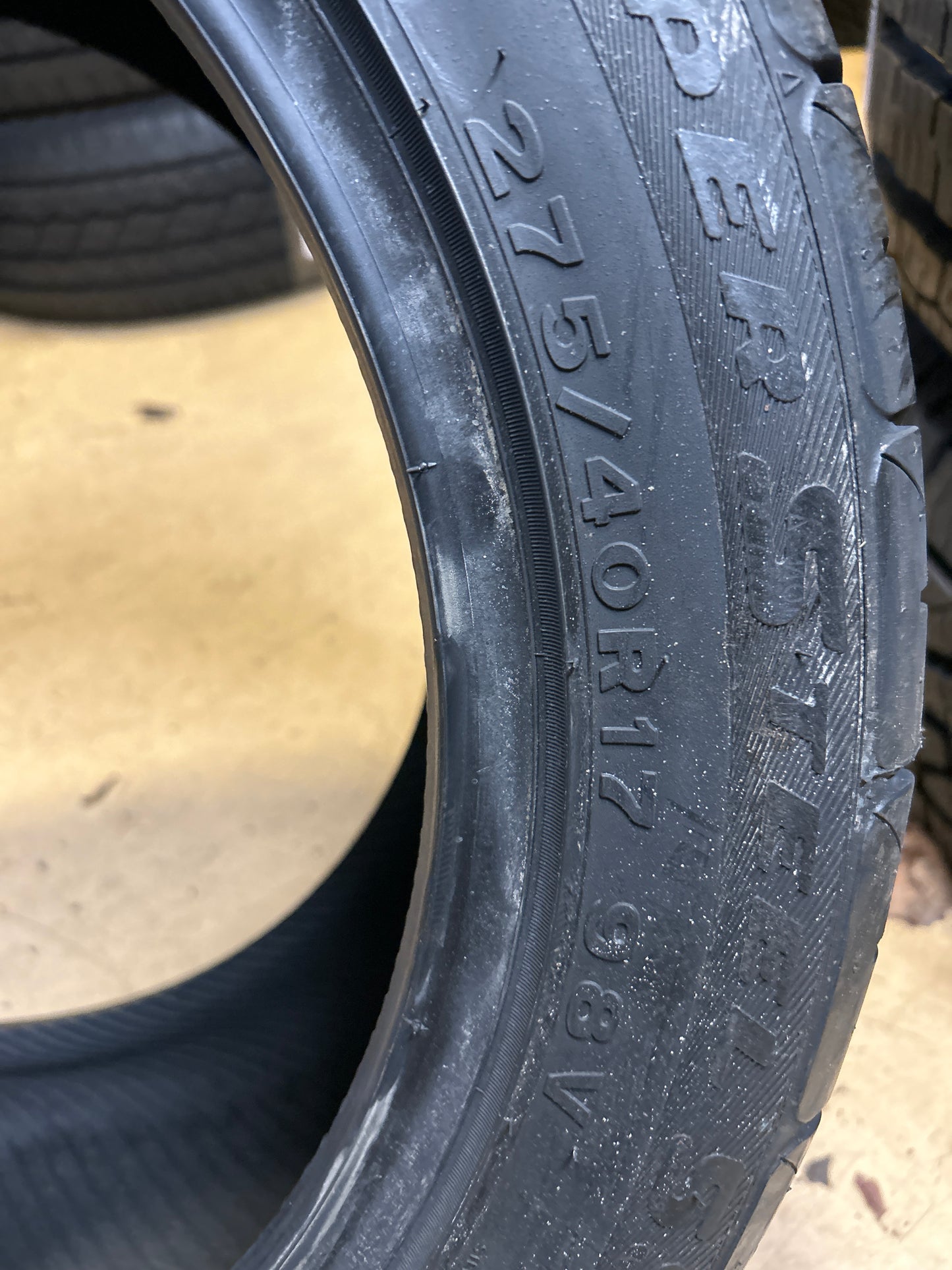 NOS 2 FEDERAL SUPER STEEL 595 BSW P 275 40 17 98V PERFORMANCE TIRE 14GL7A